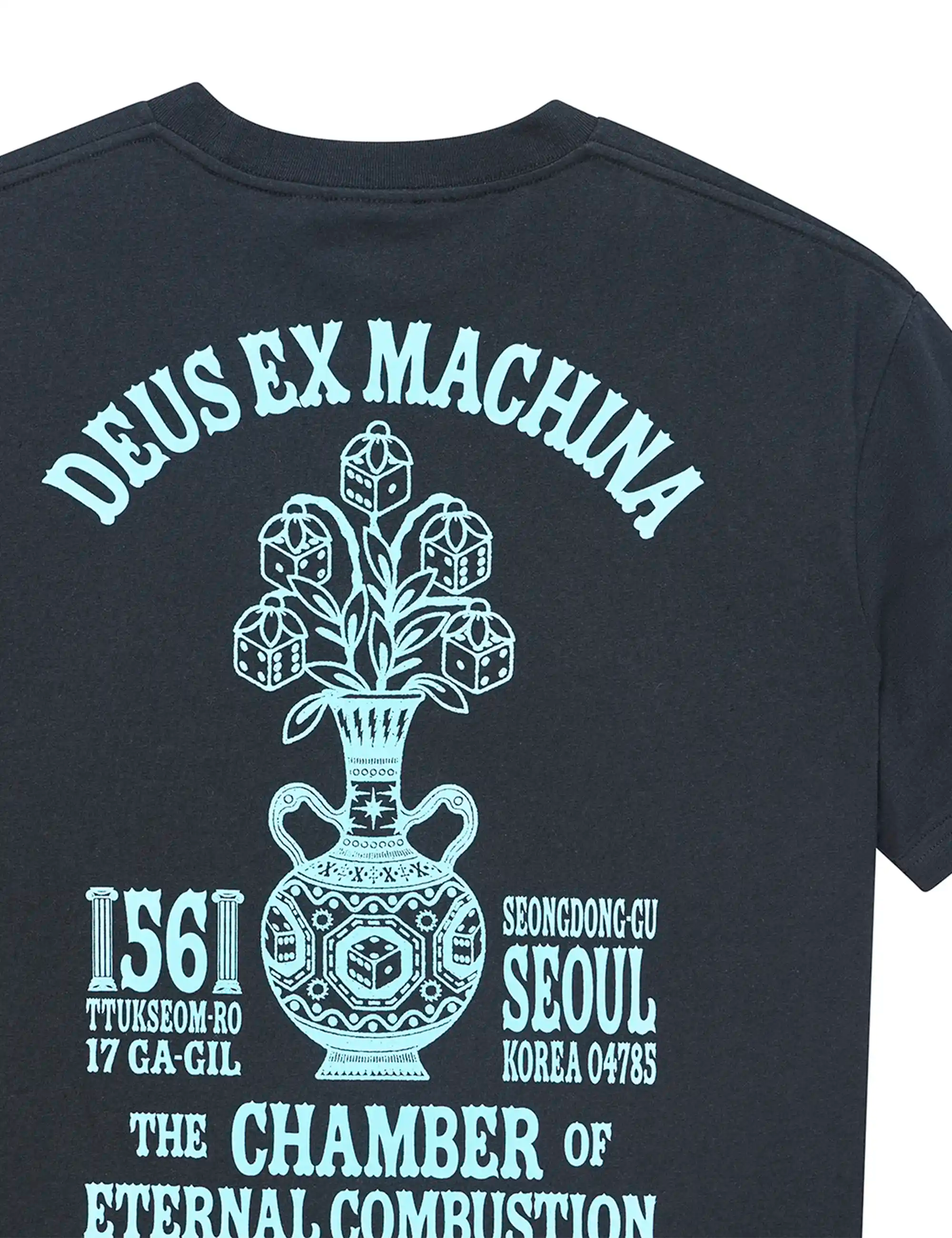 Deus Ex Machina Seoul Ceramic T-Shirt - Black