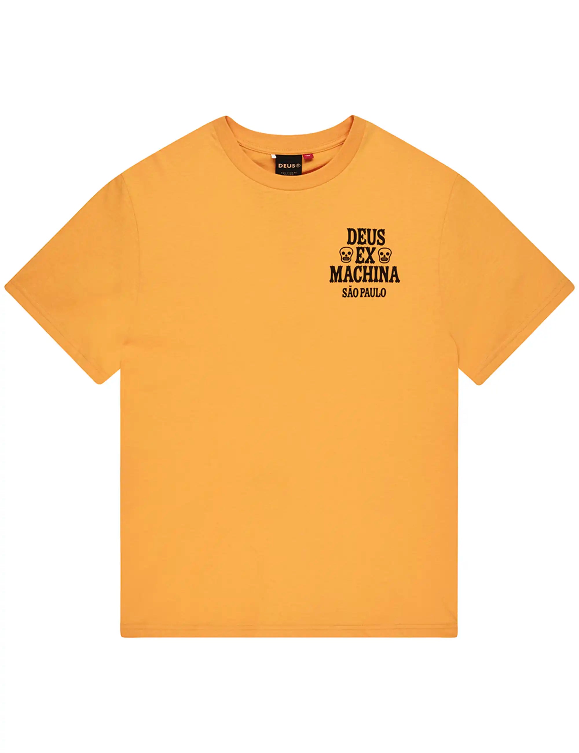 Deus Ex Machina Sao Paulo Ceramic T-Shirt - Radiant Yellow