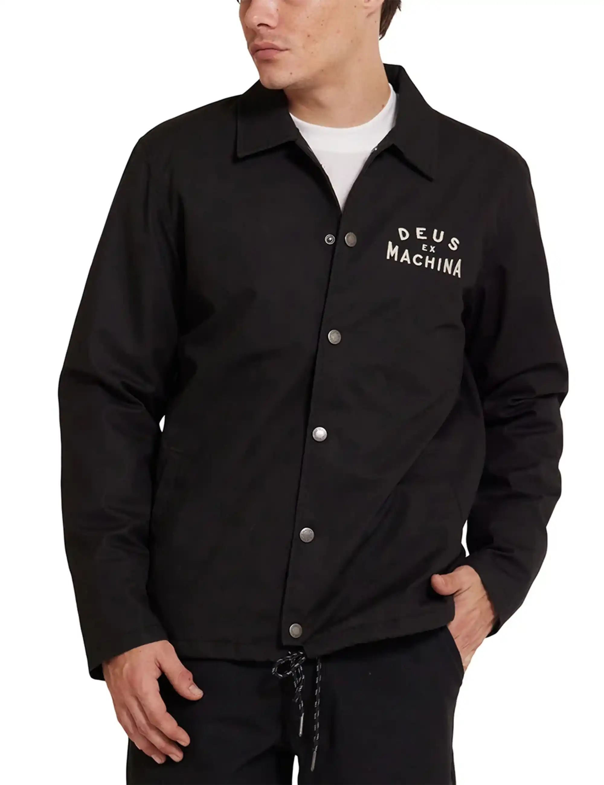 Deus Ex Machina Workshop 2.0 Coach Jacket - Black