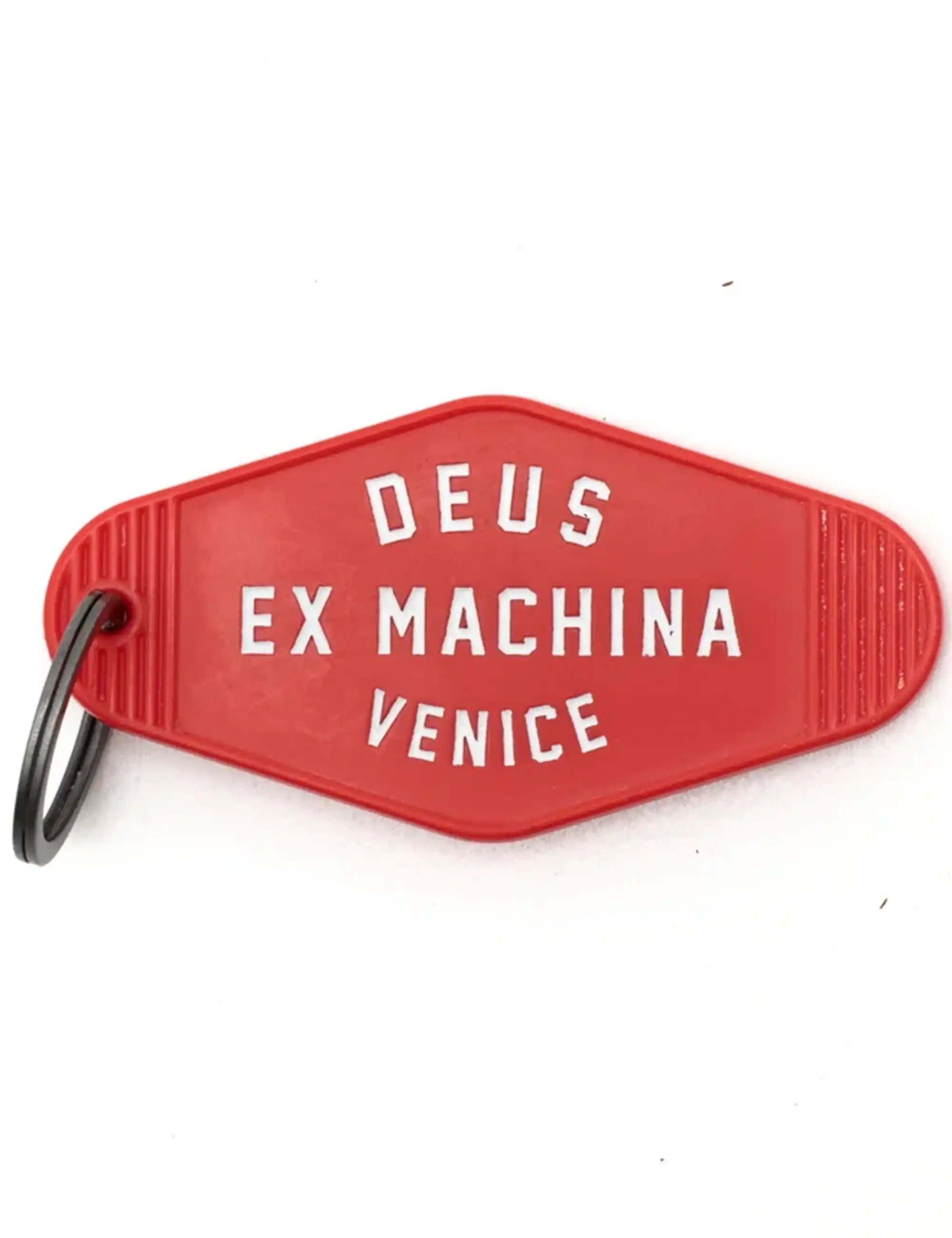 Deus Ex Machina Venice Address Hotel Key Tag - Tango Red