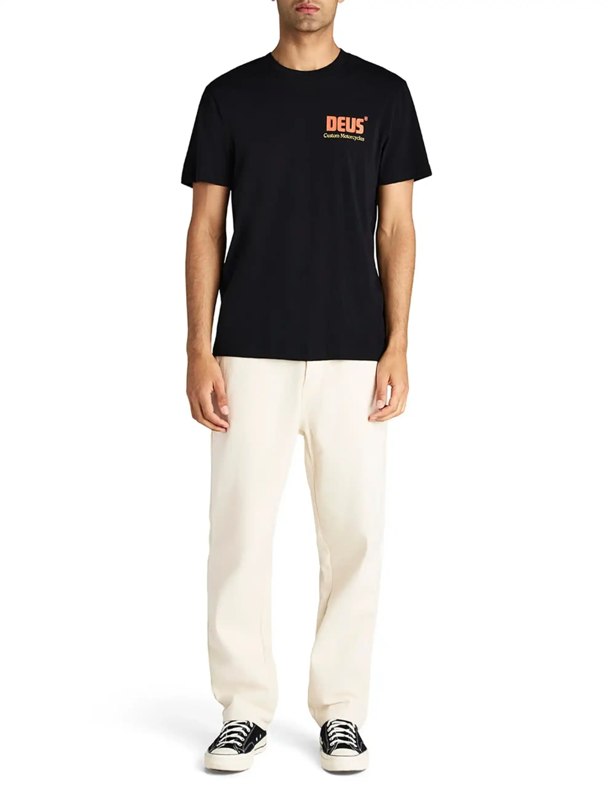 Deus Ex Machina Drop Down T-Shirt - Black