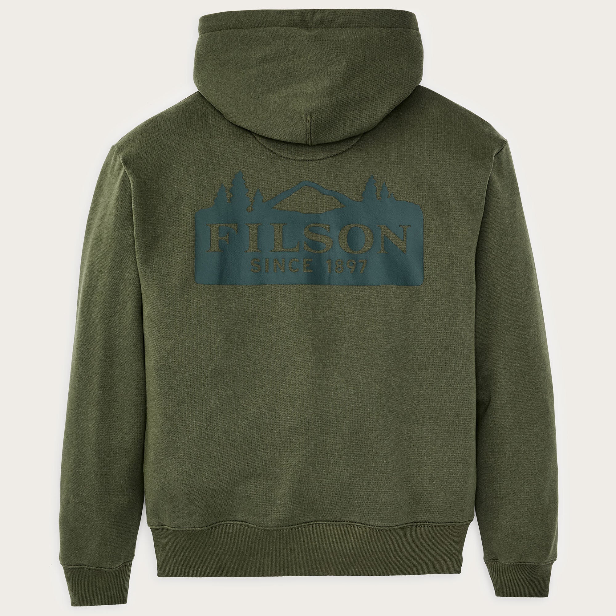 Filson Scenic Graphic Hoodie - Surplus Green