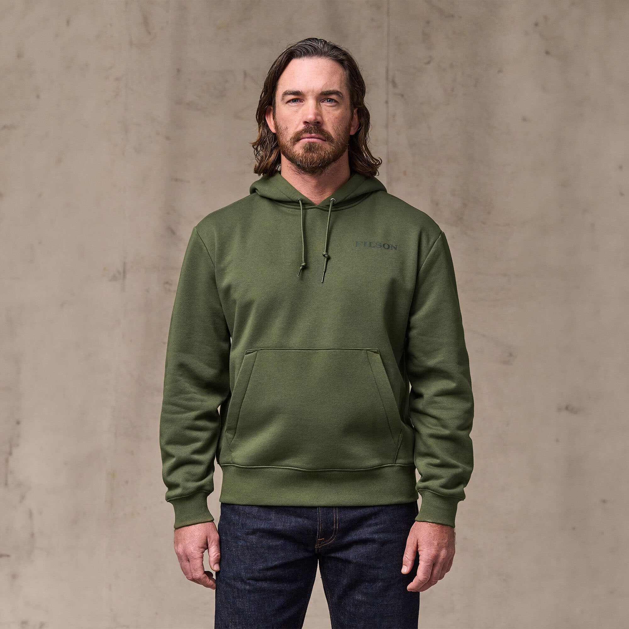 Filson Scenic Graphic Hoodie - Surplus Green