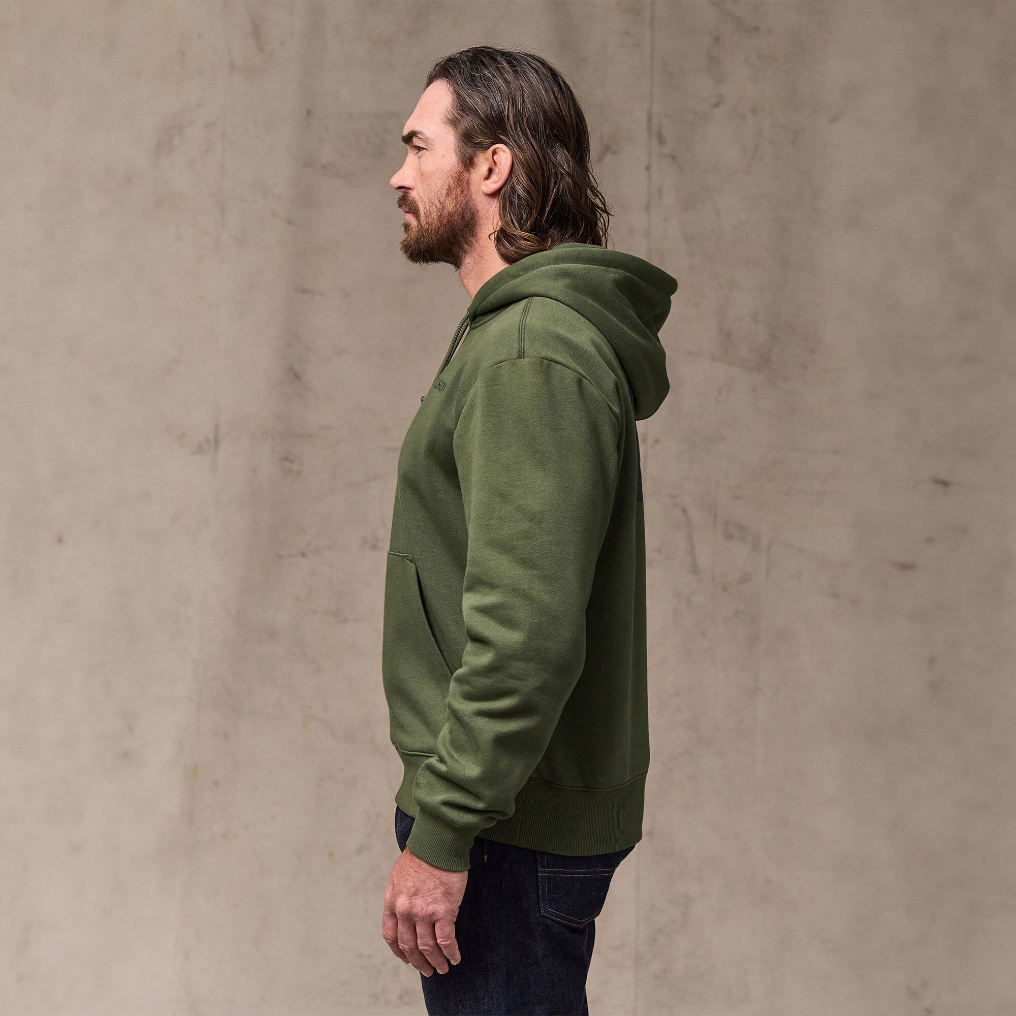 Filson Scenic Graphic Hoodie - Surplus Green