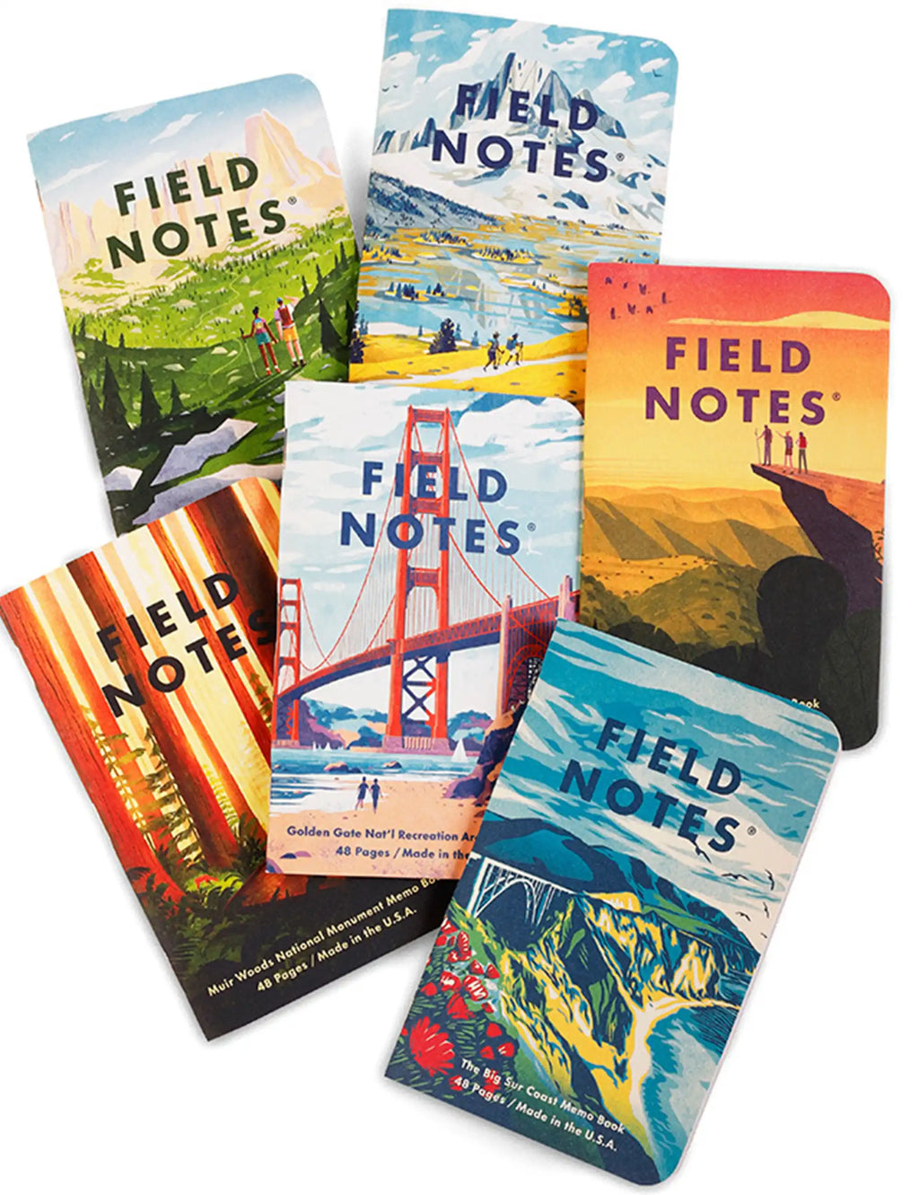 Explore America Memo Books - Series A: Northern California
