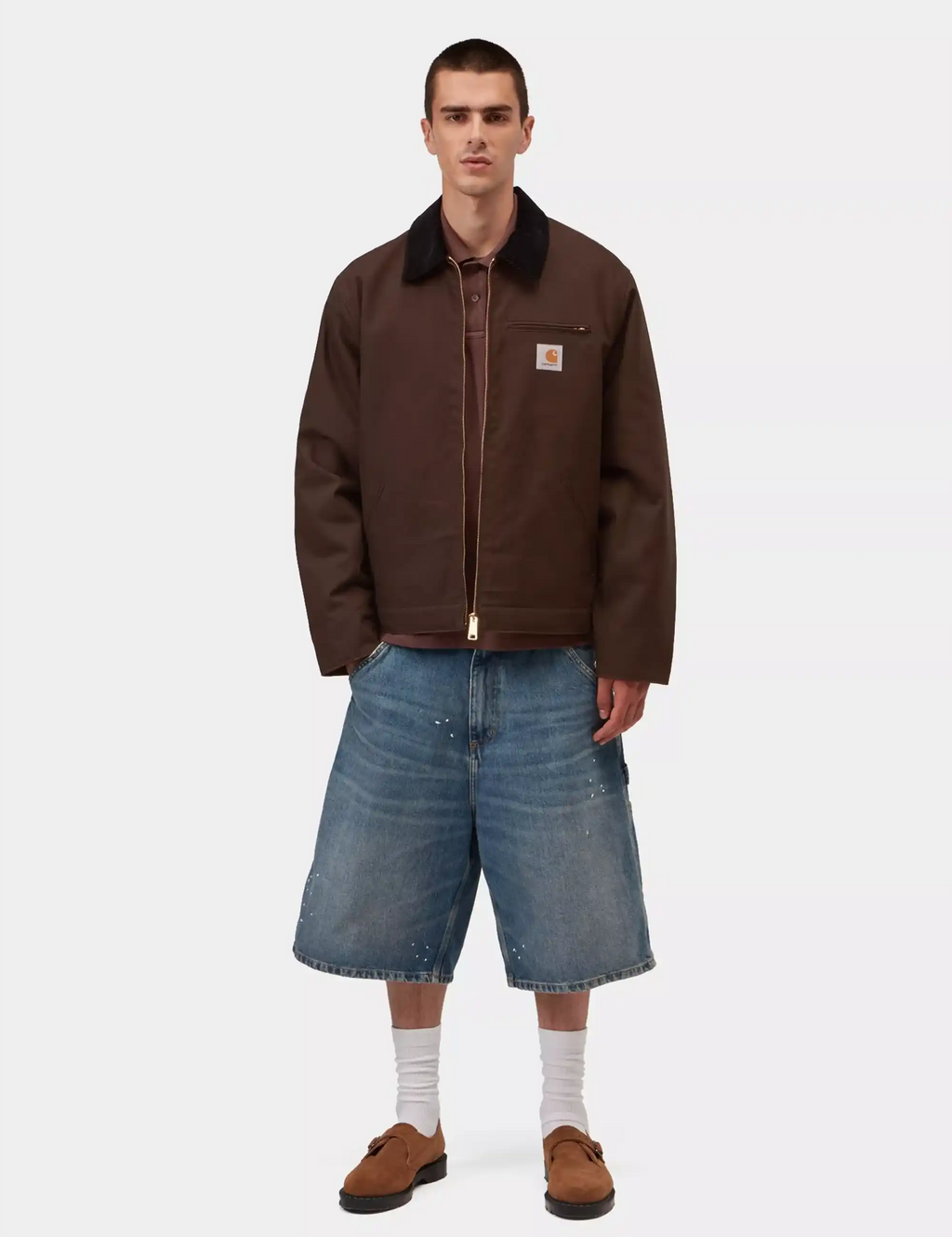 Detroit Jacket (Winter) - Tobacco/Black