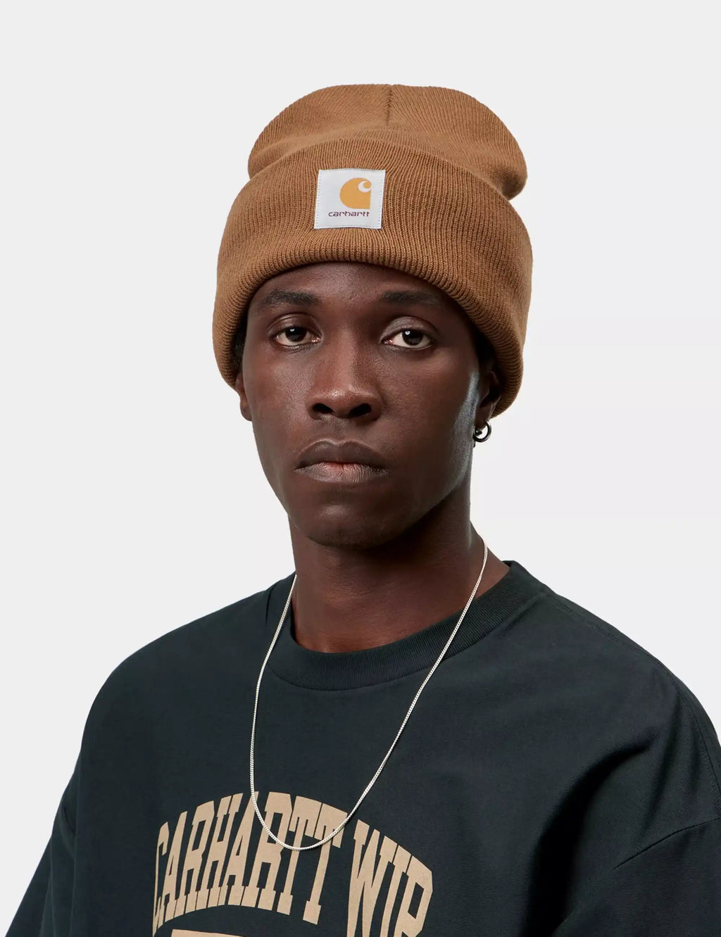 Acrylic Watch Beanie Hat - WIP H Brown