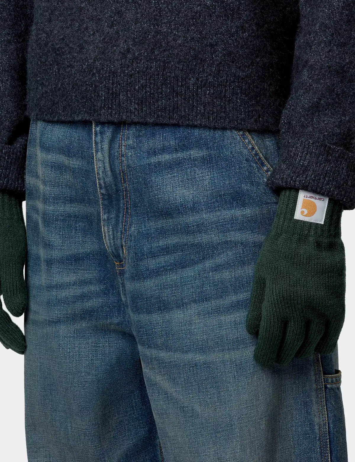 Carhartt WIP Watch Gloves - Dark Scarab