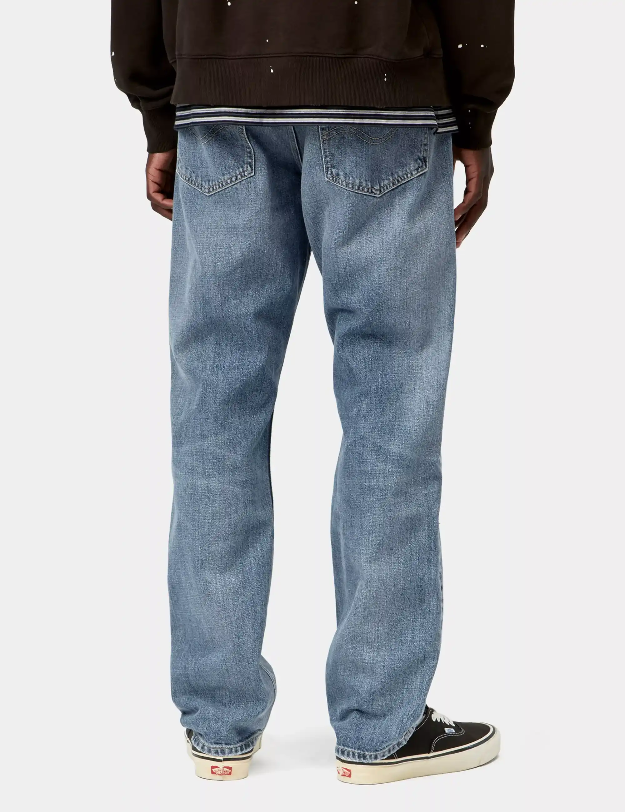 Carhartt WIP Marlow Denim Pant - Blue, Worn Bleached Wash
