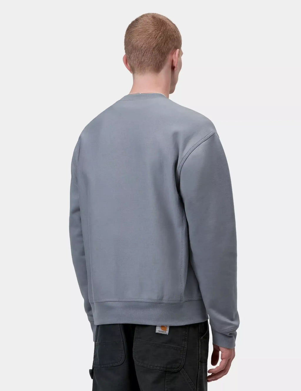 American Script Crew Sweatshirt - Shady Blue