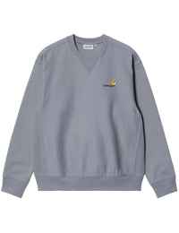 American Script Crew Sweatshirt - Shady Blue