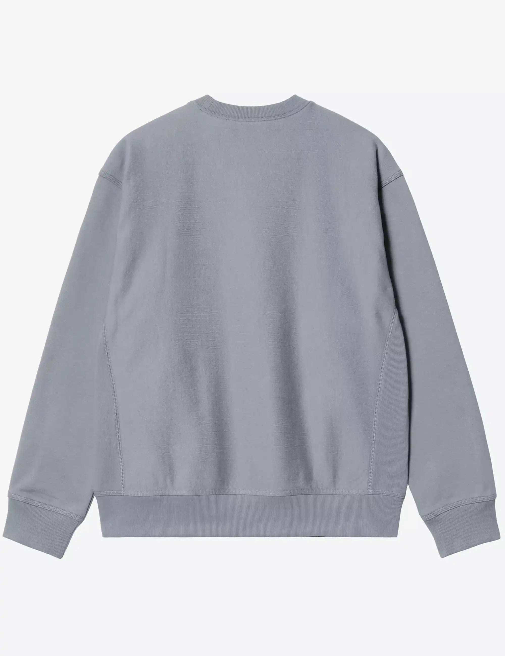 Carhartt WIP American Script Crew Sweatshirt - Shady Blue