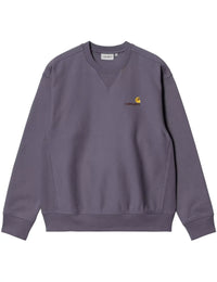 American Script Crew Sweatshirt - Shady Purple
