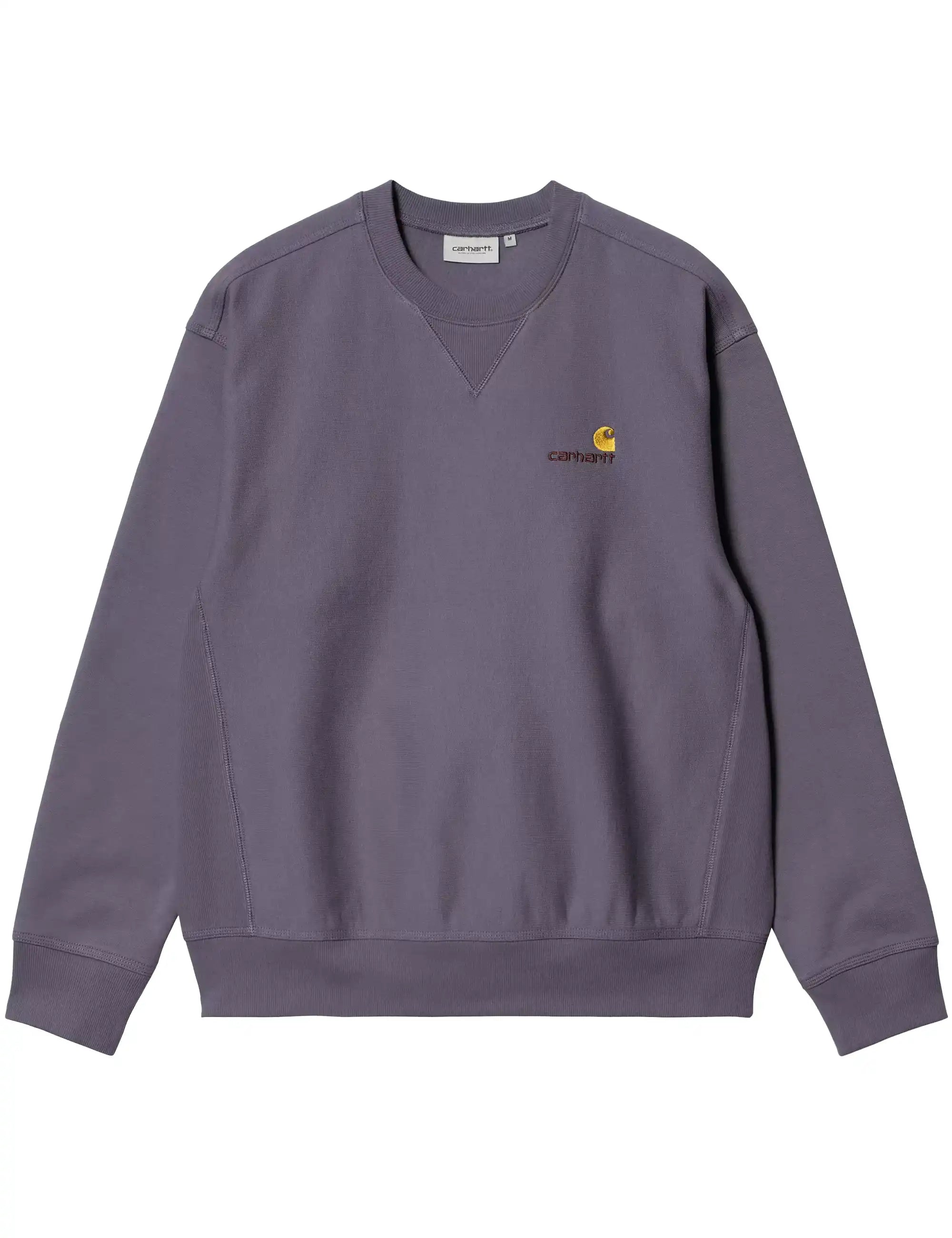 Carhartt WIP American Script Crew Sweatshirt - Shady Purple