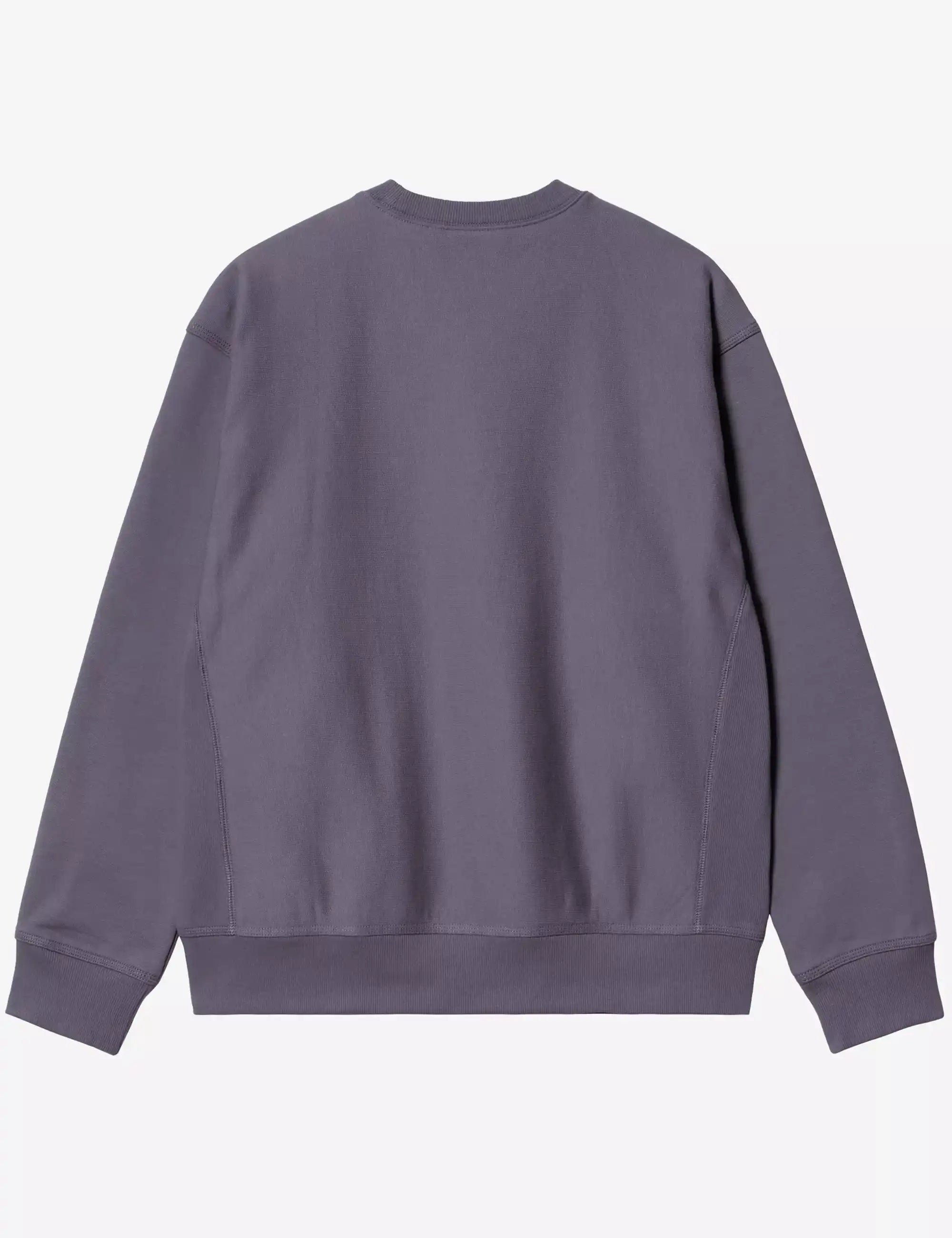 Carhartt WIP American Script Crew Sweatshirt - Shady Purple