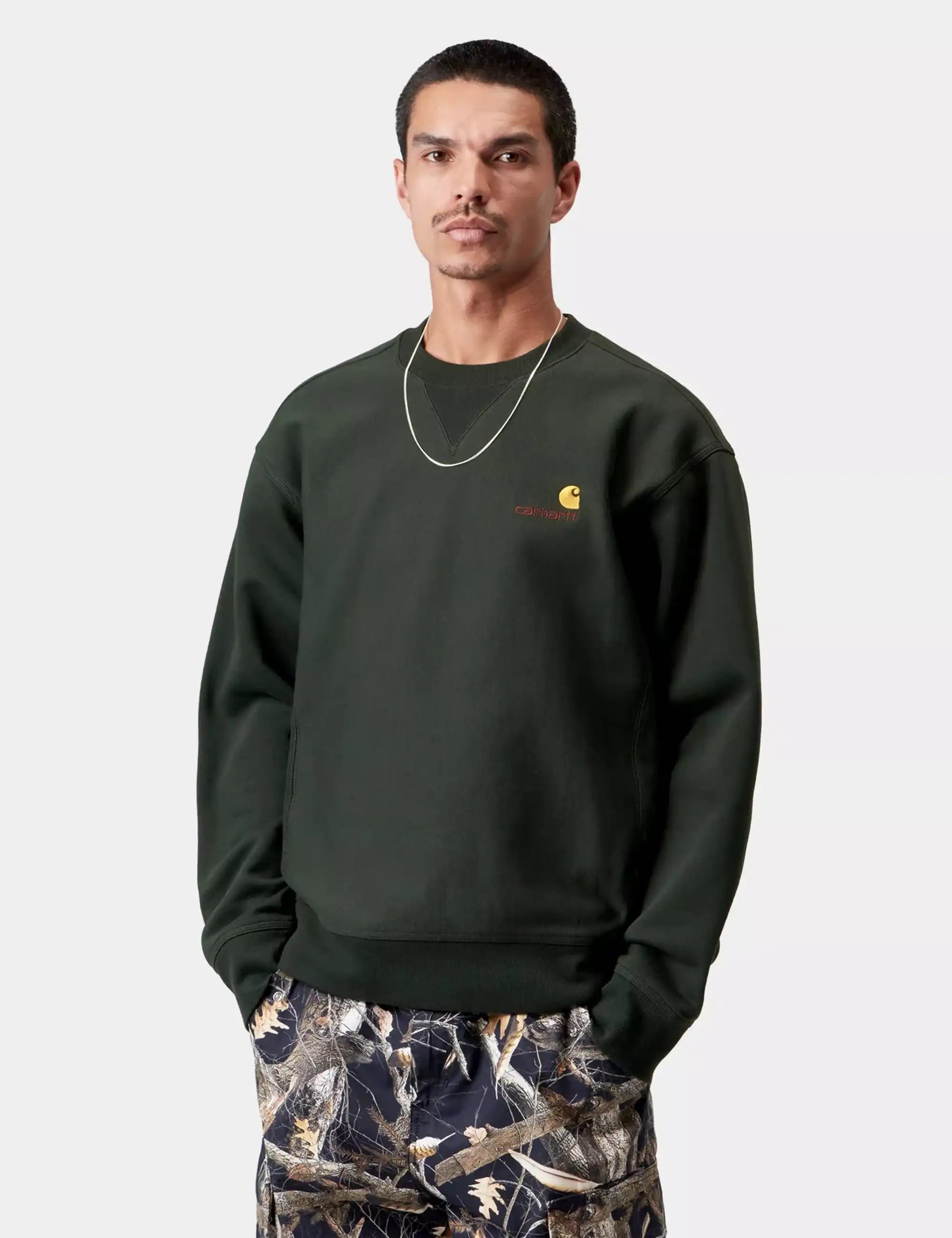 Carhartt WIP Carhartt WIP American Script Crew Sweatshirt - Raven