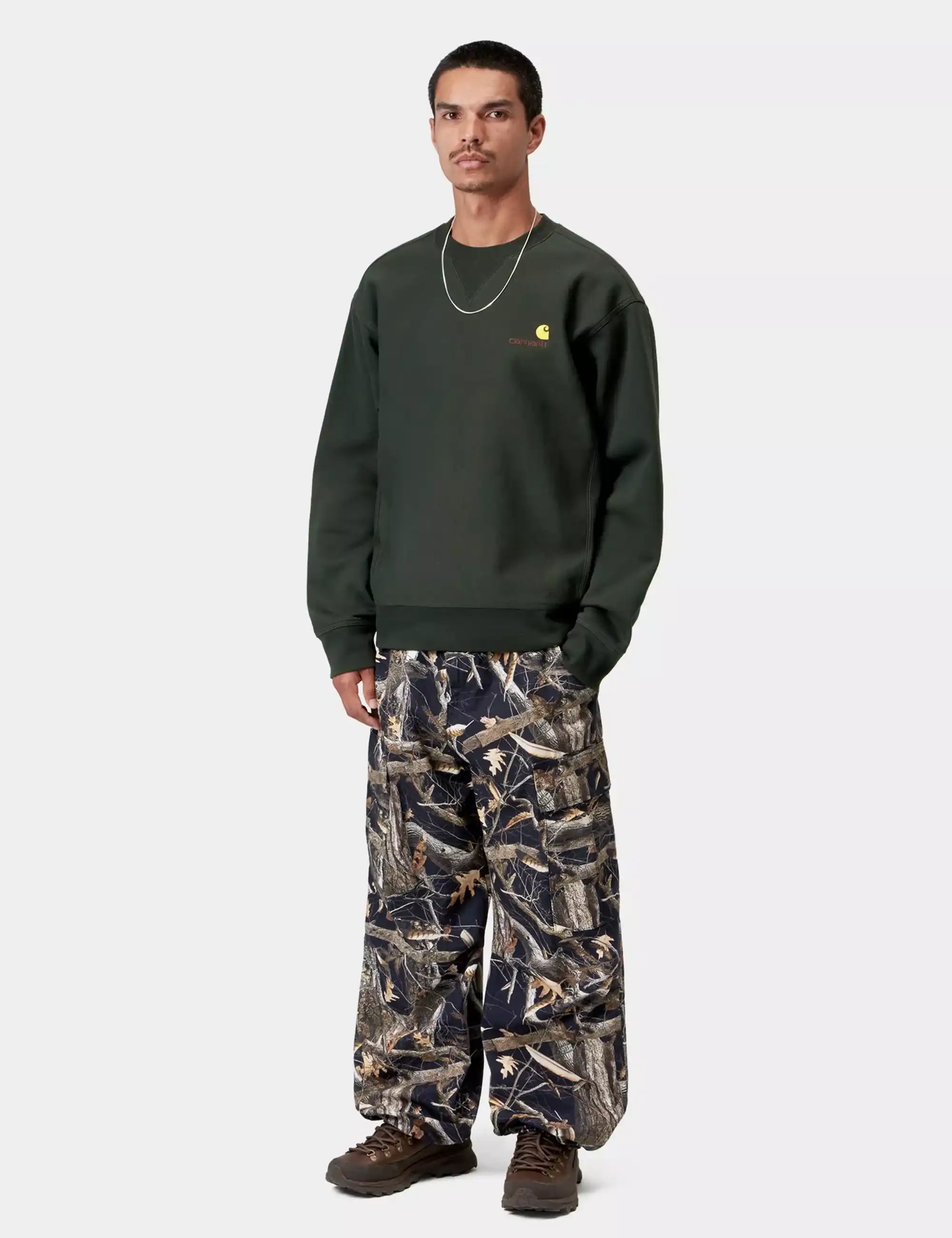 Carhartt WIP Carhartt WIP American Script Crew Sweatshirt - Raven