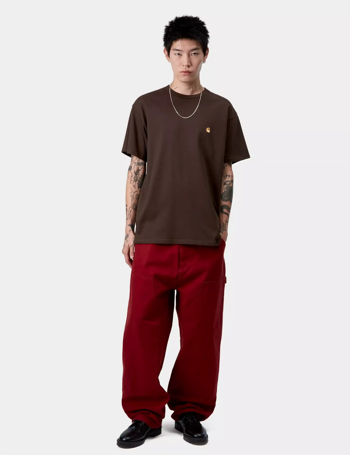 Carhartt WIP Chase T-Shirt - Tobacco/Gold