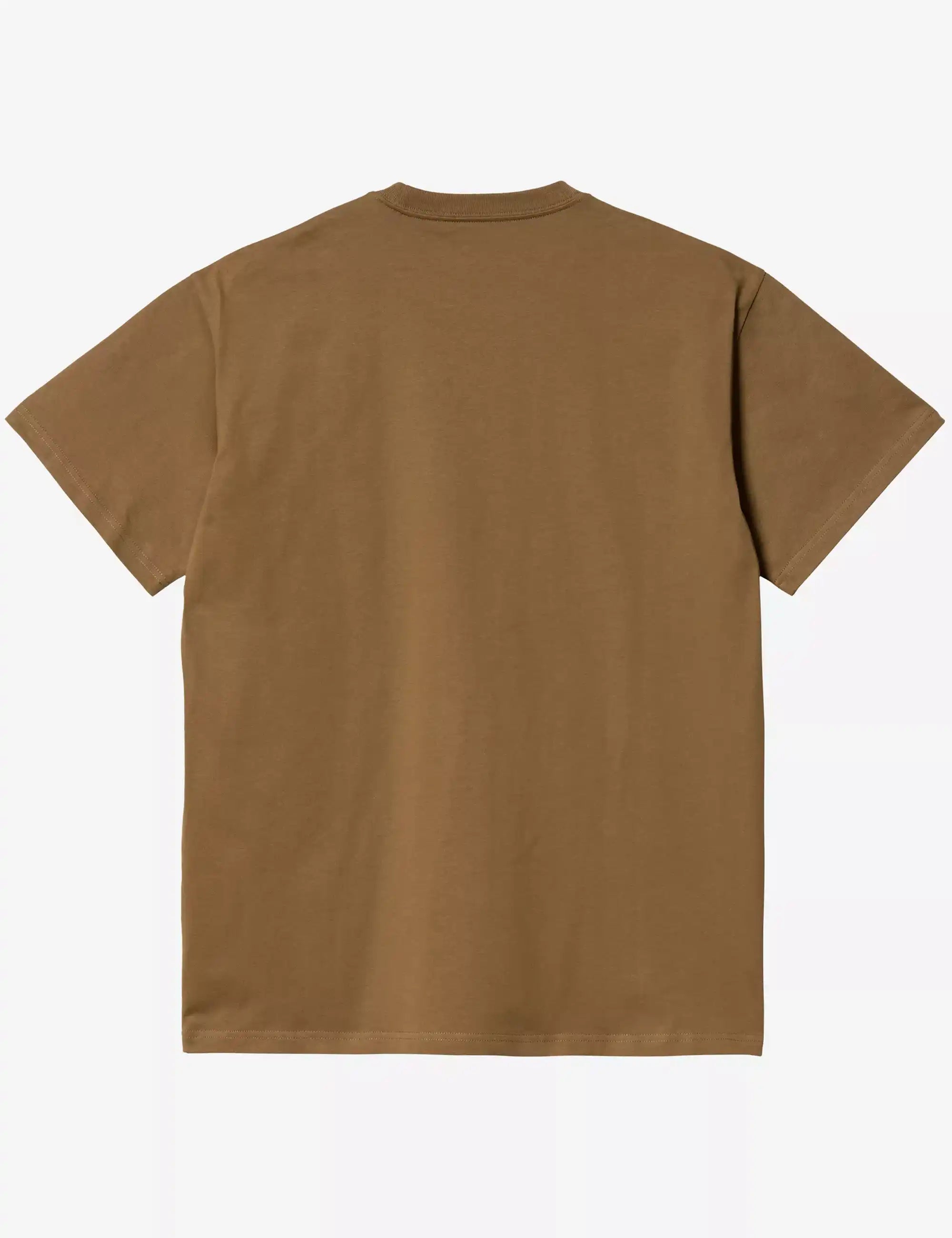 Carhartt WIP Chase Tee - Hamilton Brown/Gold