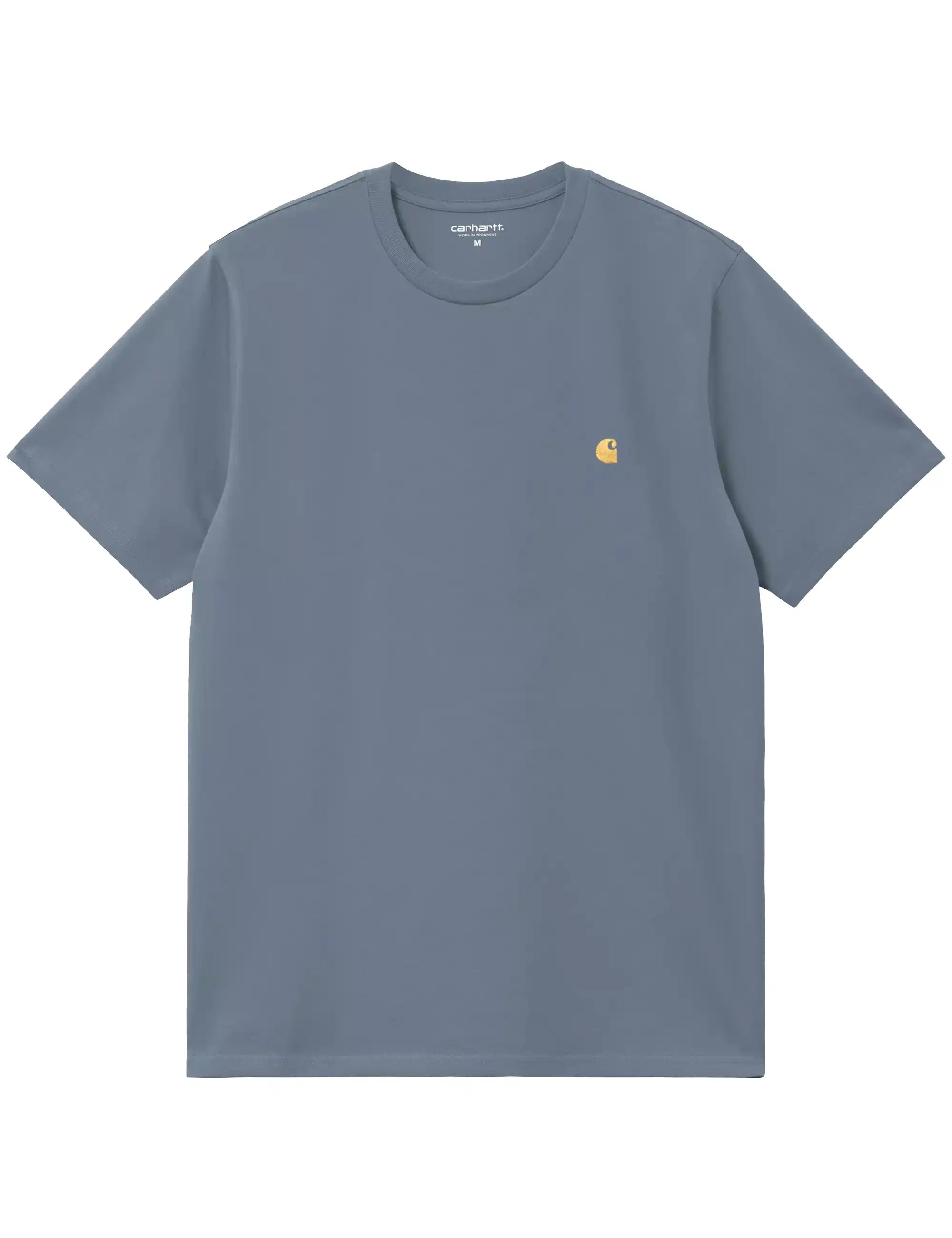 Carhartt WIP Chase T-Shirt - Icesheet/Gold