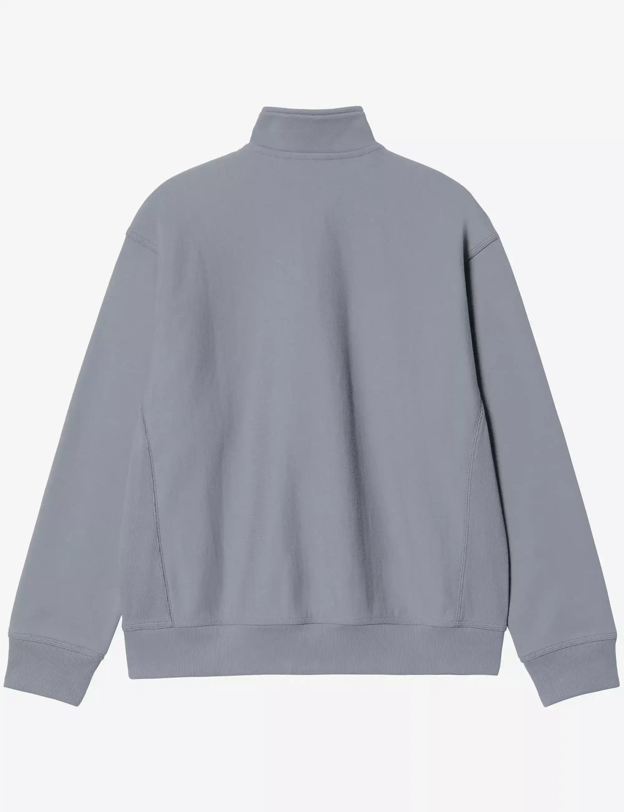 Carhartt WIP American Script Half Zip Sweatshirt - Shady Blue