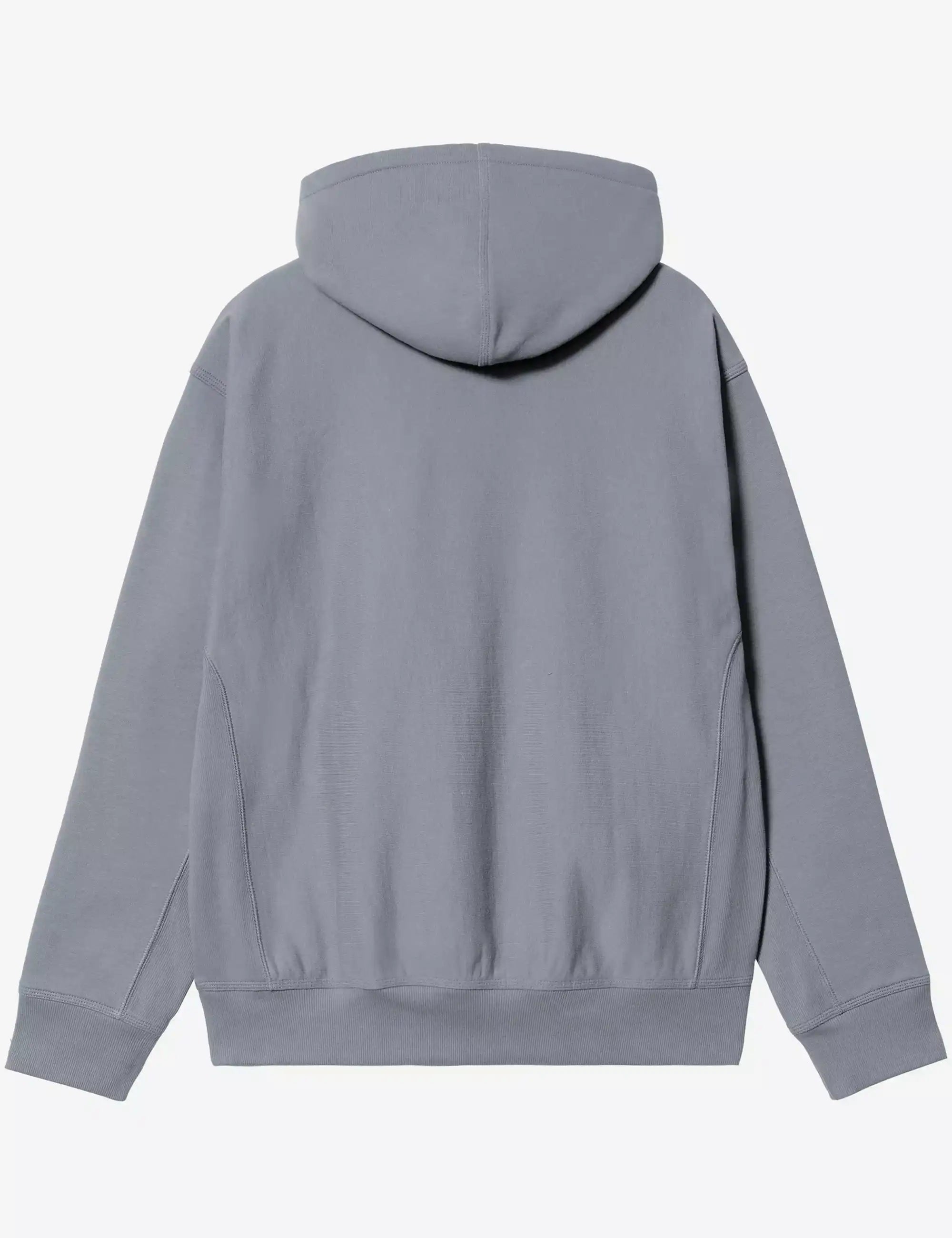 Carhartt WIP American Script Hooded Sweatshirt - Shady Blue