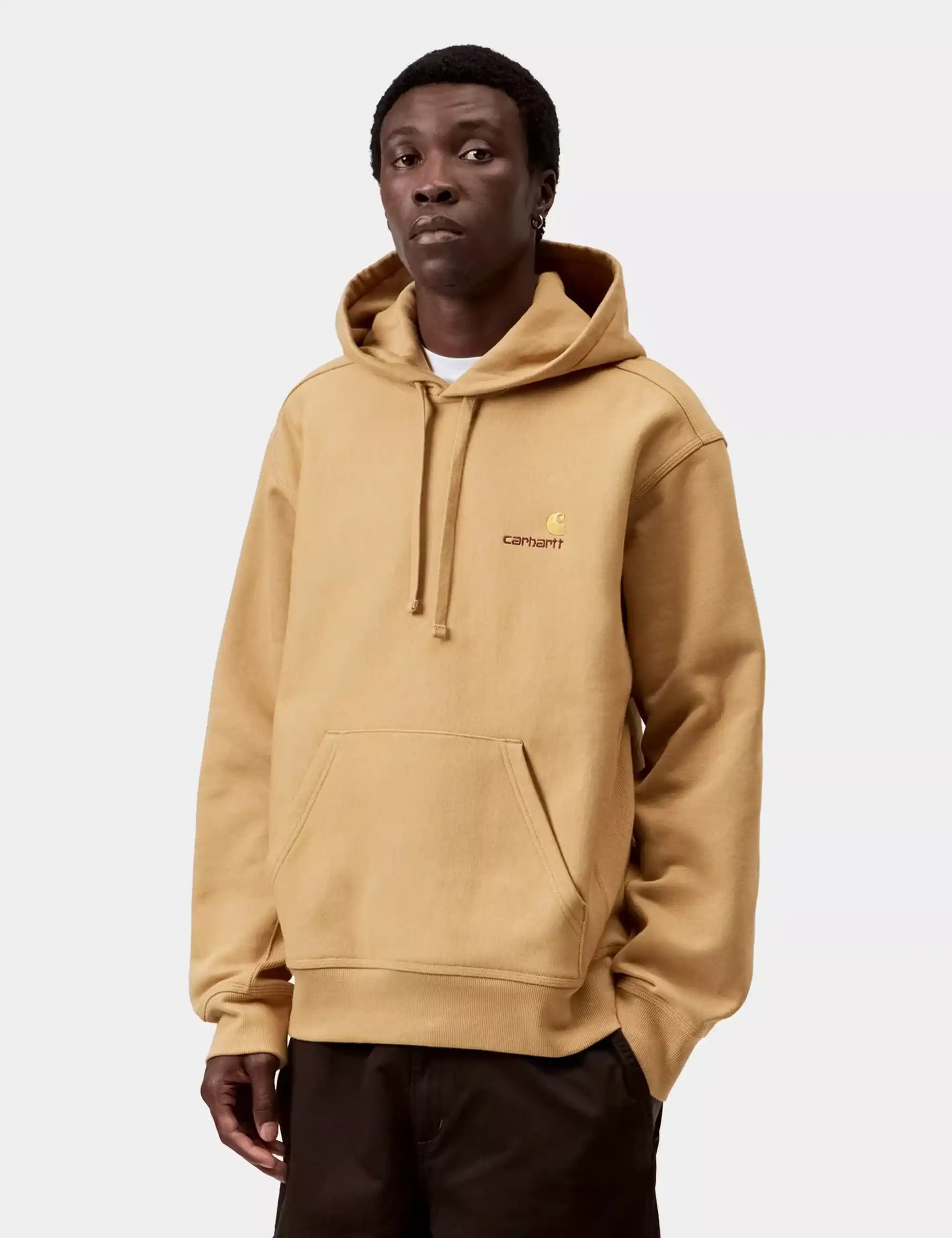 Carhartt WIP Carhartt WIP American Script Hooded Sweatshirt - WIP Dusty H