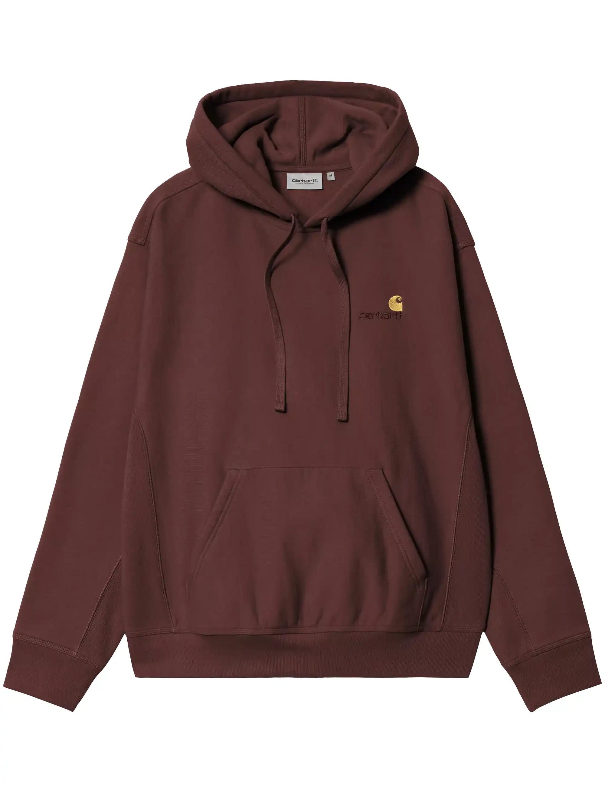 Carhartt WIP Carhartt WIP American Script Hooded Sweatshirt - Amarone