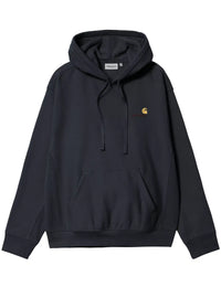 American Script Hooded Sweatshirt - Deep Night