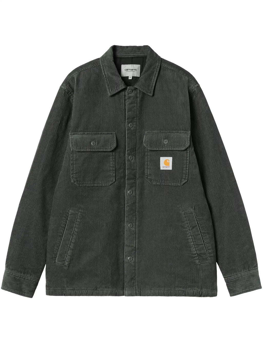 Carhartt WIP Whitsome shirt-jacket in dark green, button-up with chest pockets