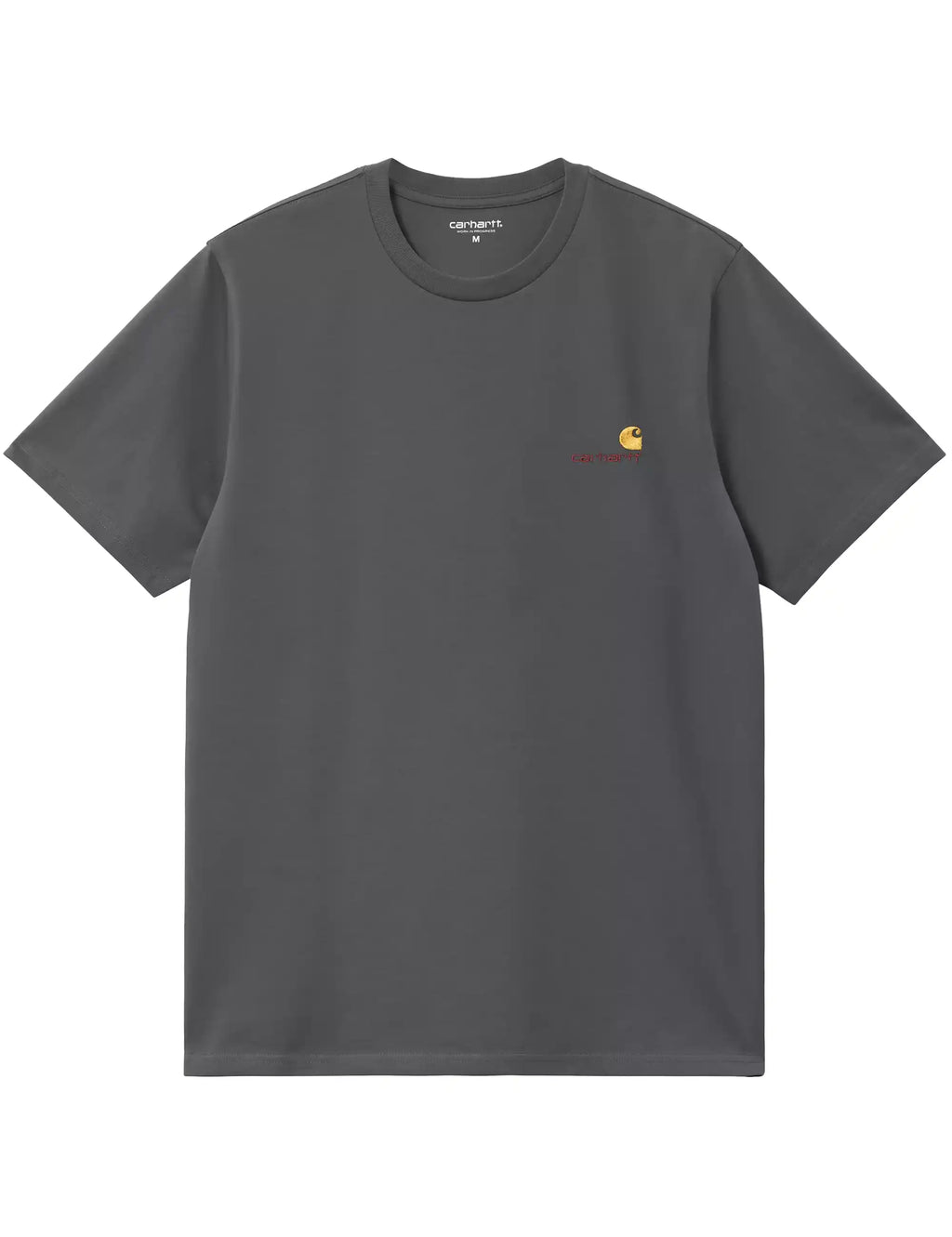 Graphite Carhartt WIP graphic script T-shirt, short-sleeve crew neck