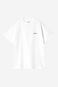 Carhartt WIP Script Embroidery T-Shirt - White/Black