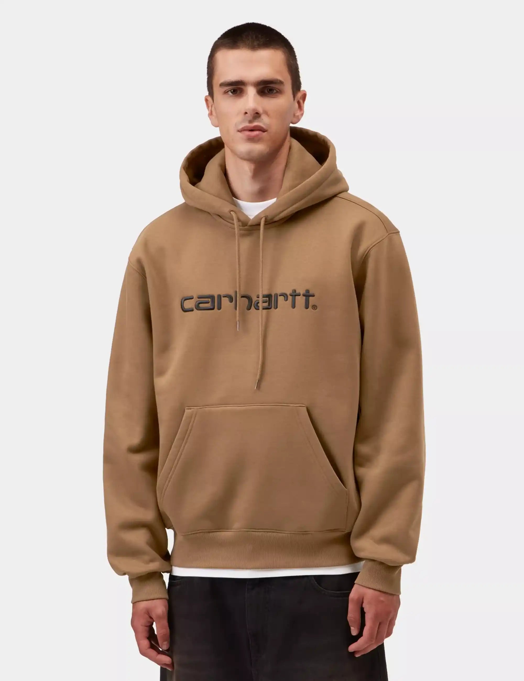 Carhartt WIP Carhartt Hooded Sweatshirt - WIP H Brown/Black