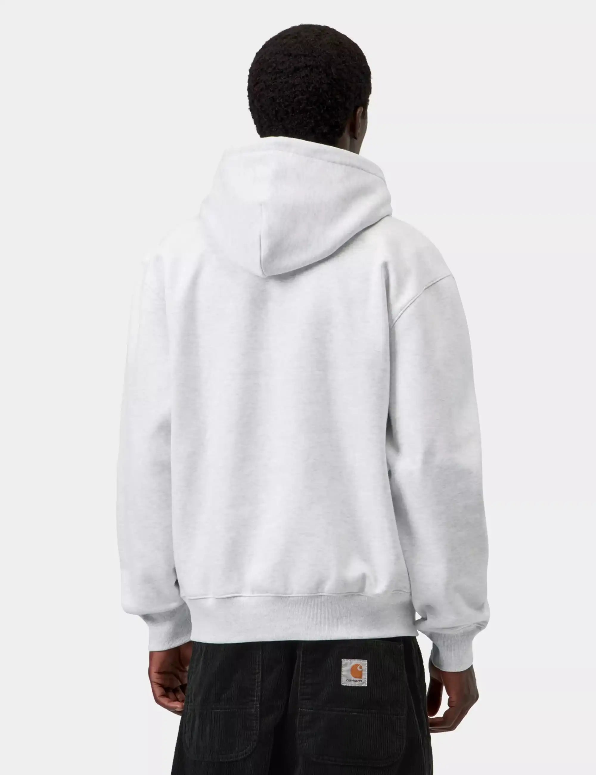 Carhartt WIP Carhartt Hooded Sweatshirt - Ash Heather/Graphite