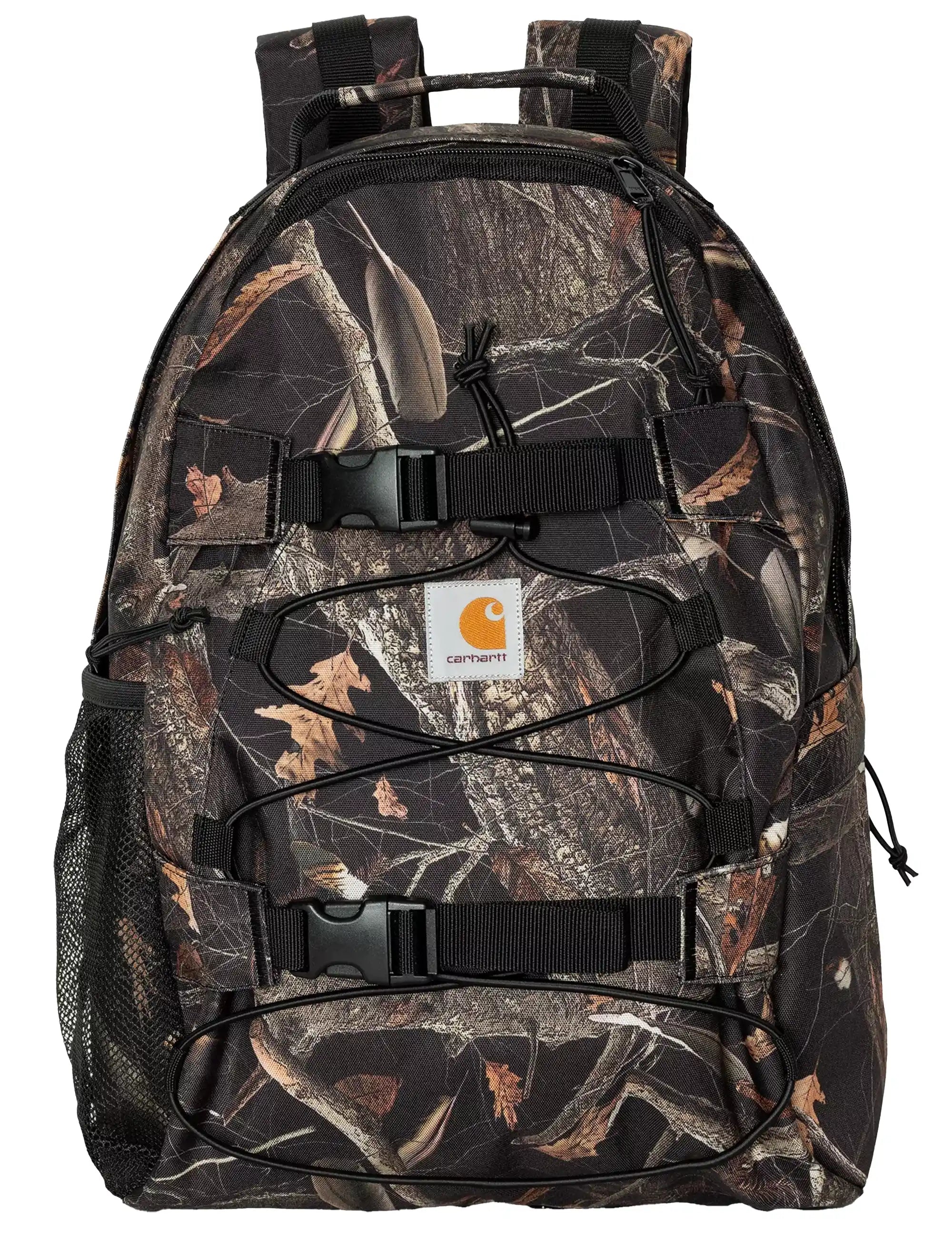Carhartt WIP Kickflip Backpack 25L - Camo Feather Tree, Black