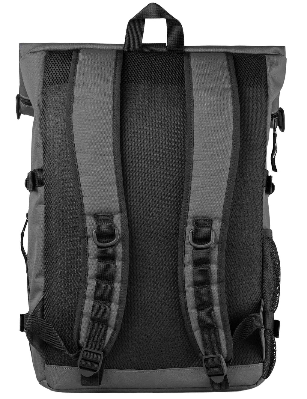 Philis 22L dark gray backpack back with padded mesh shoulder straps