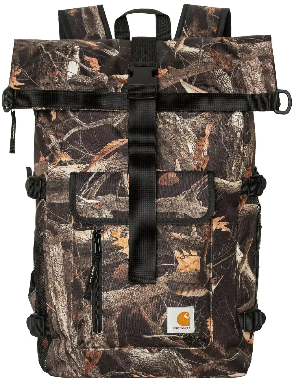 Carhartt WIP Philis Backpack 22L in Camo Feather Tree, Black