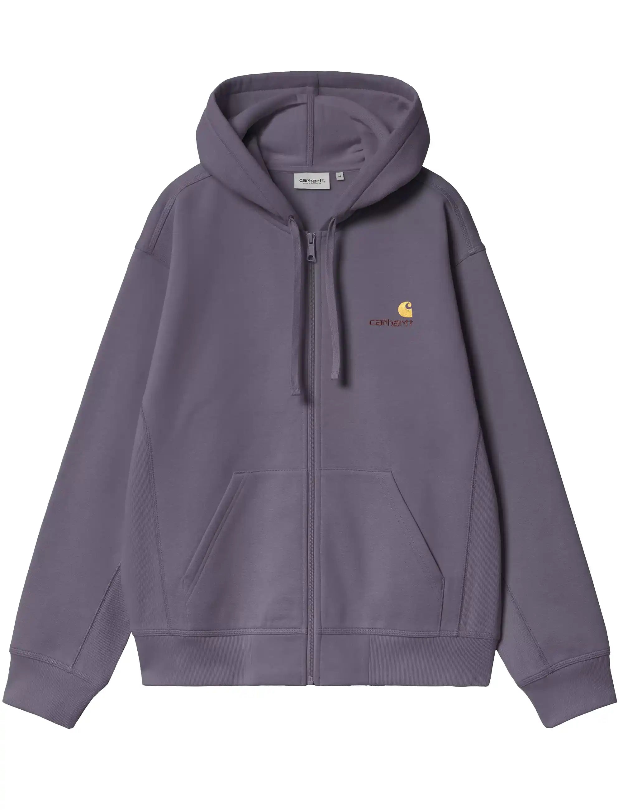 Carhartt WIP American Script Hooded Jacket - Shady Purple