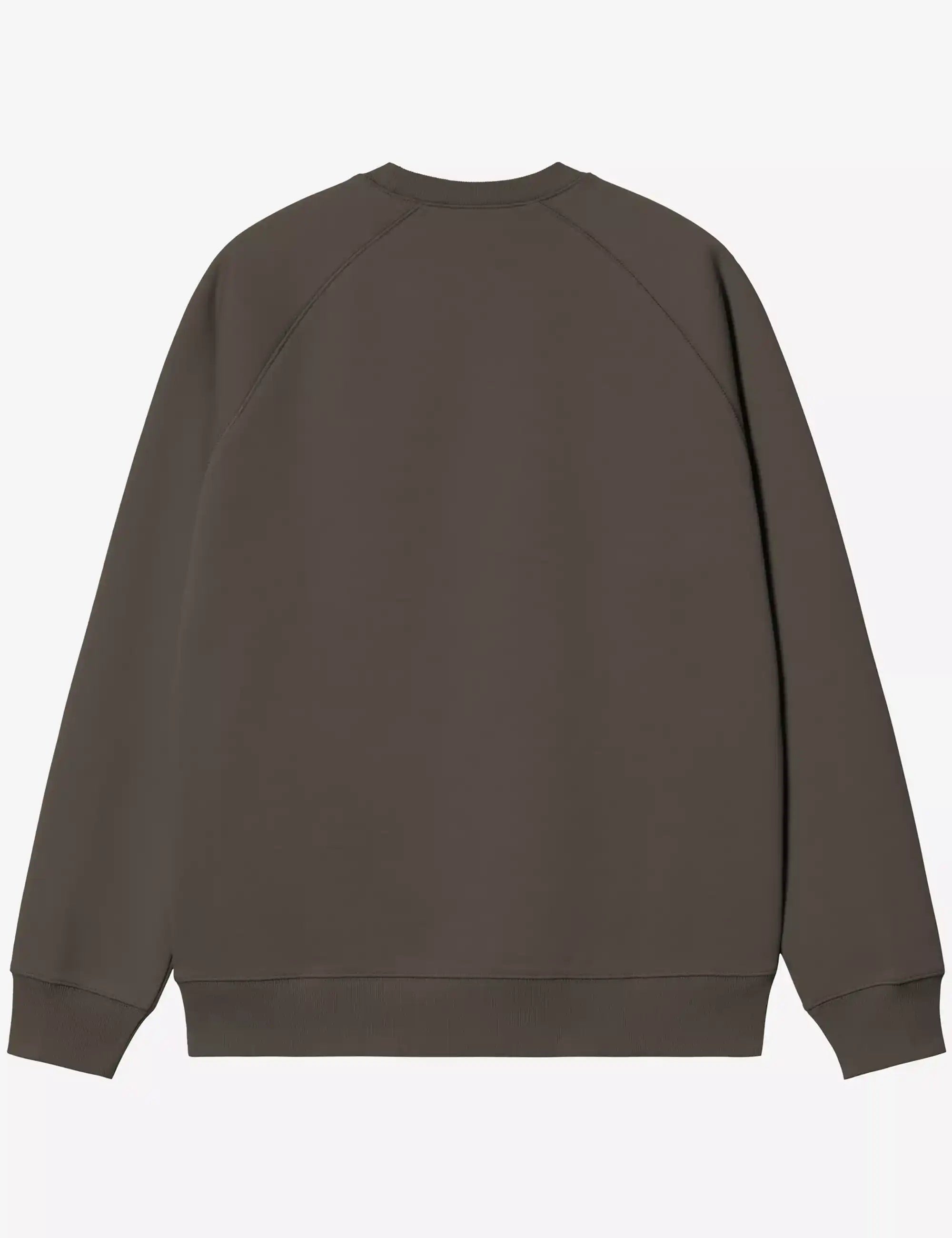 Carhartt WIP Chase Crew Sweatshirt - Shungite/Gold