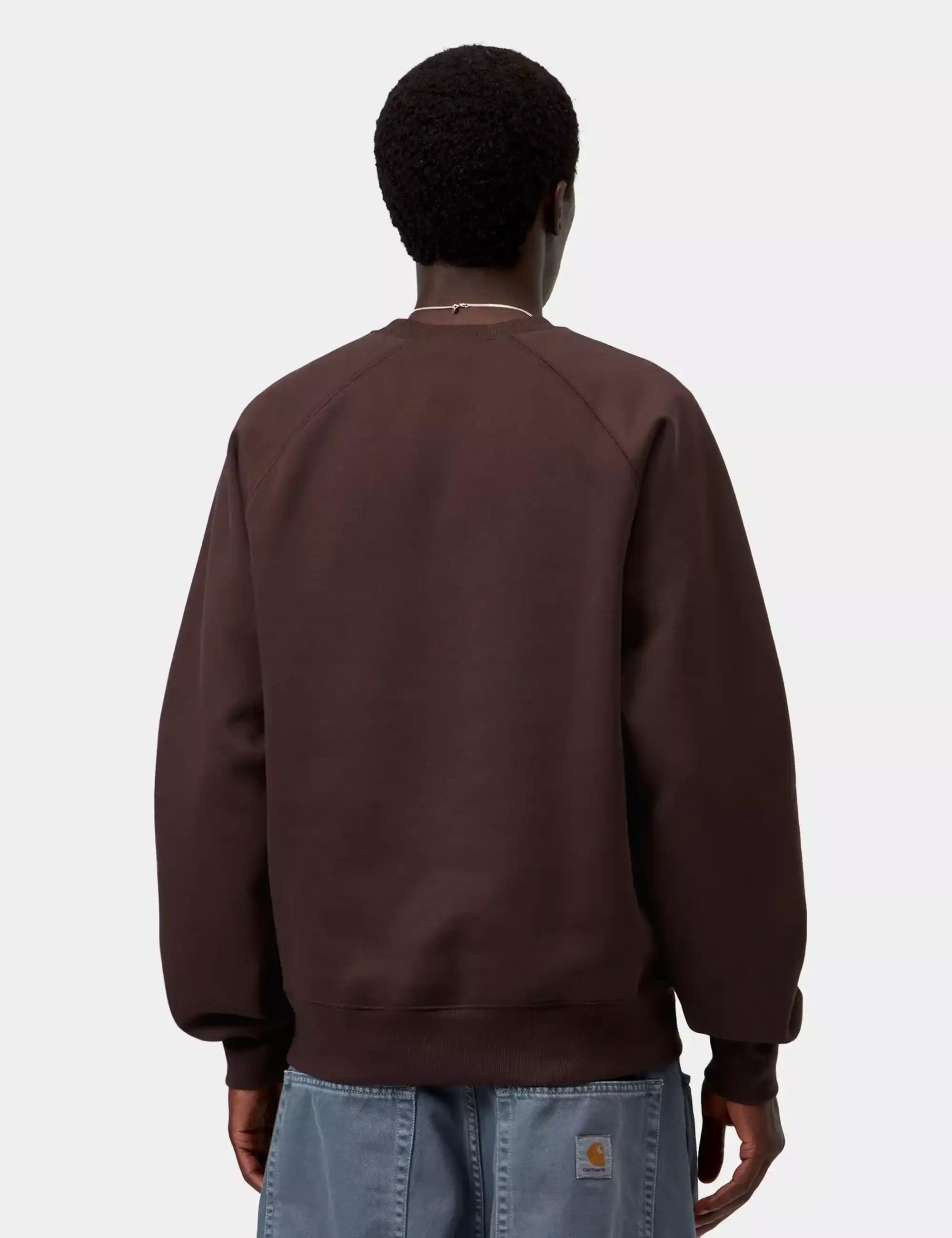 Carhartt WIP Chase Crew Sweatshirt - Palisander/Gold