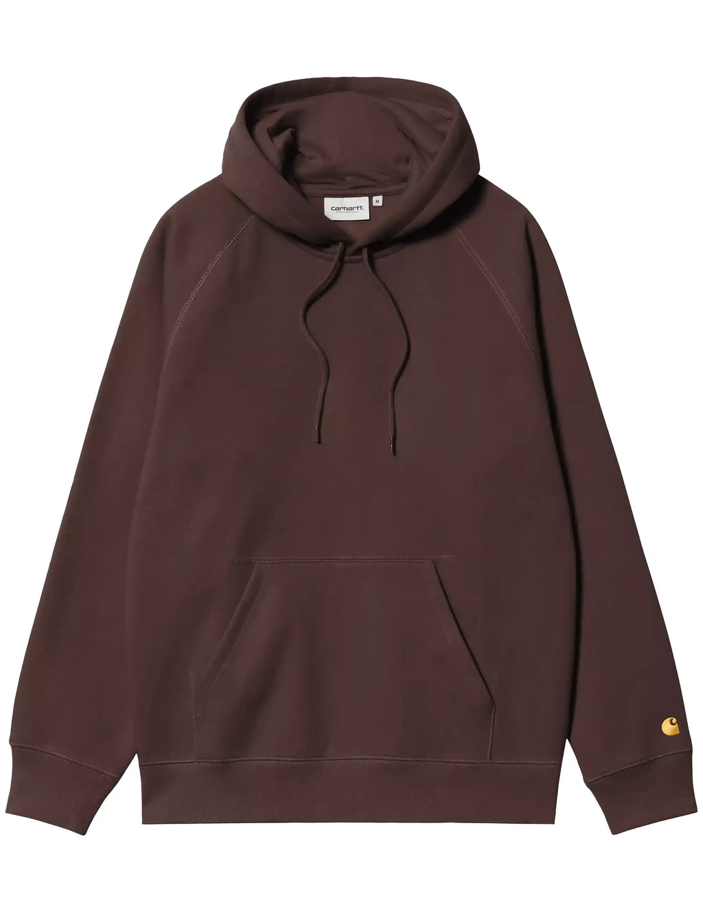 Carhartt WIP Chase Hooded Sweatshirt in Palisander/Gold