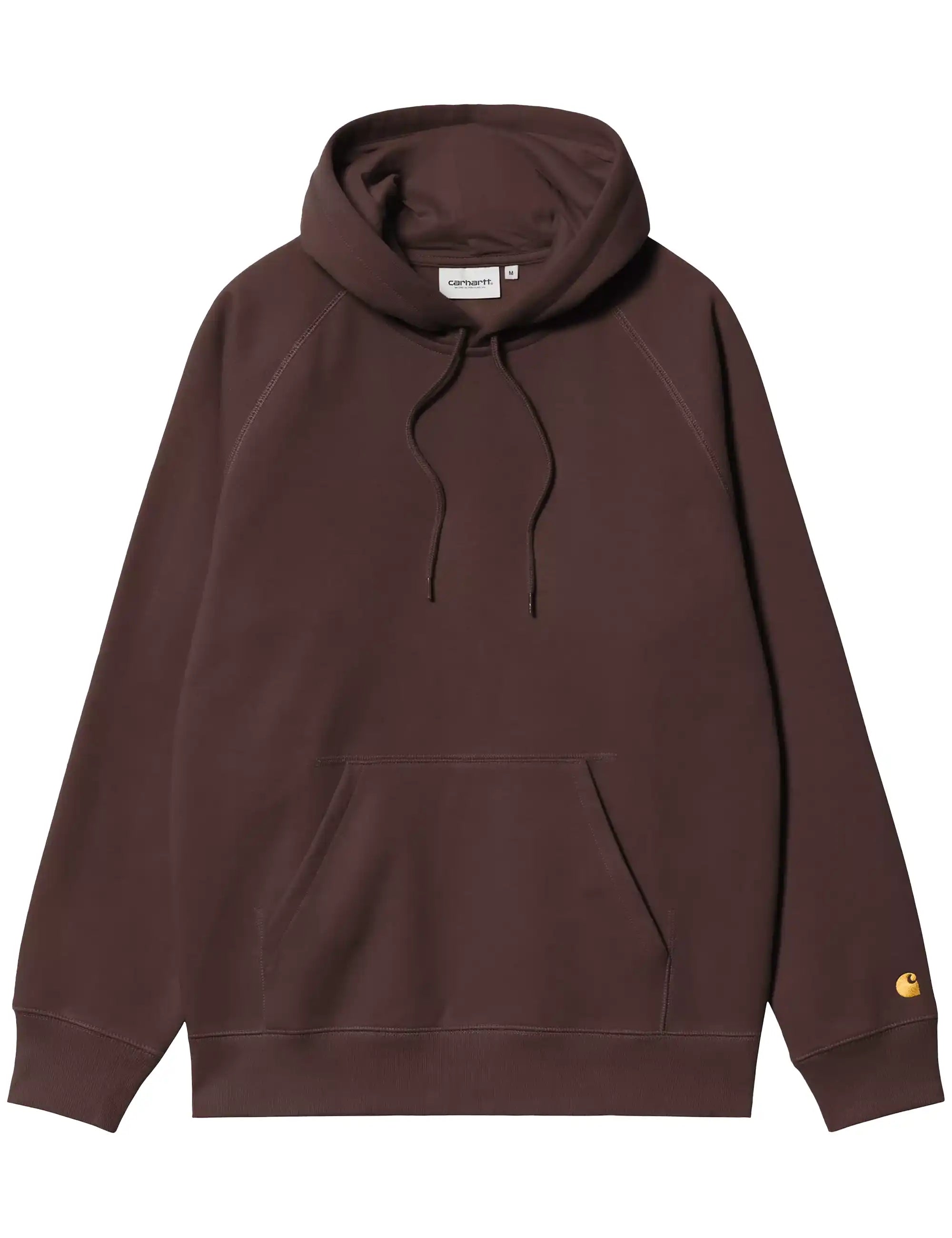 Carhartt WIP Chase Hooded Sweatshirt - Palisander/Gold