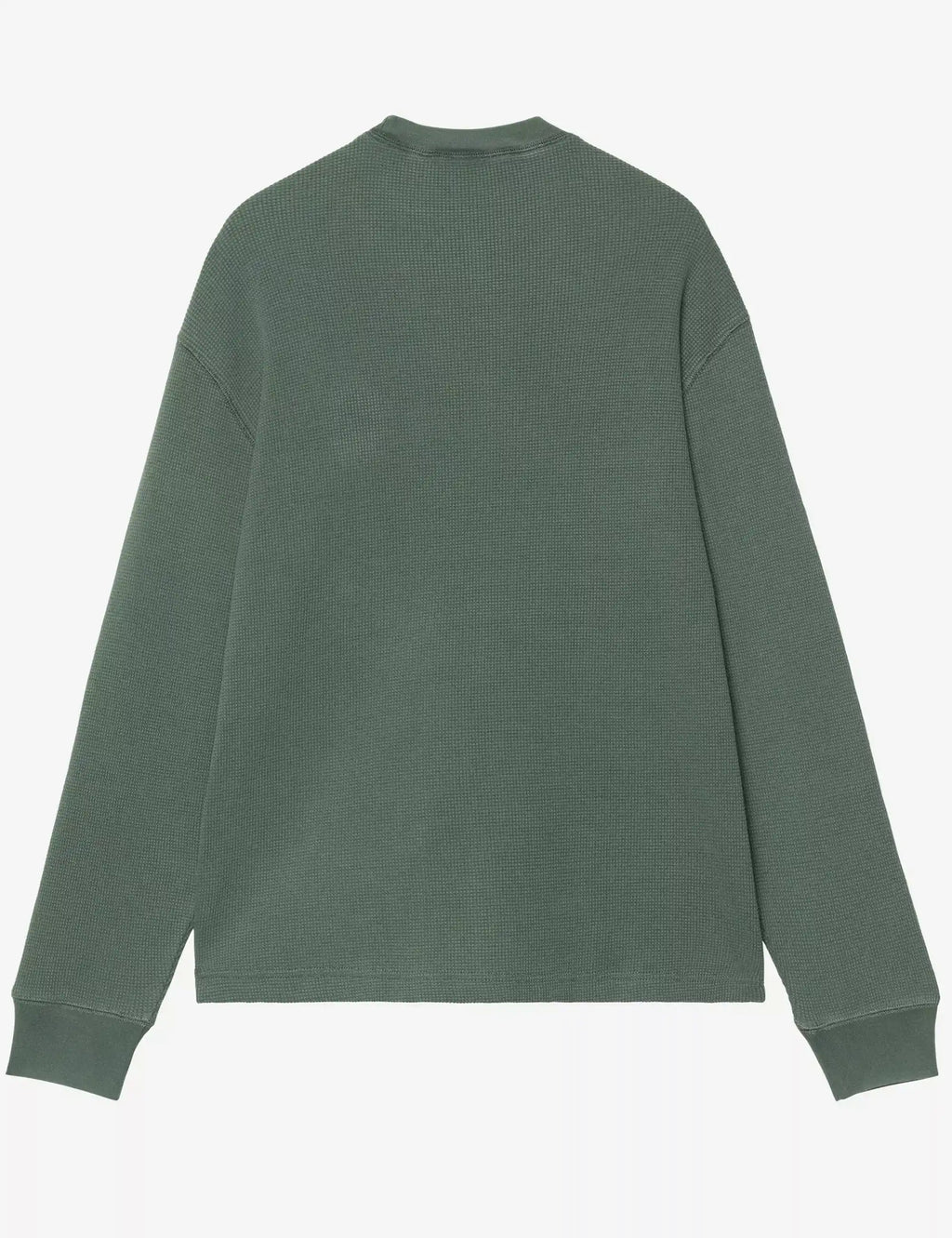Vista Waffle Long Sleeve T-Shirt - Dark Scarab