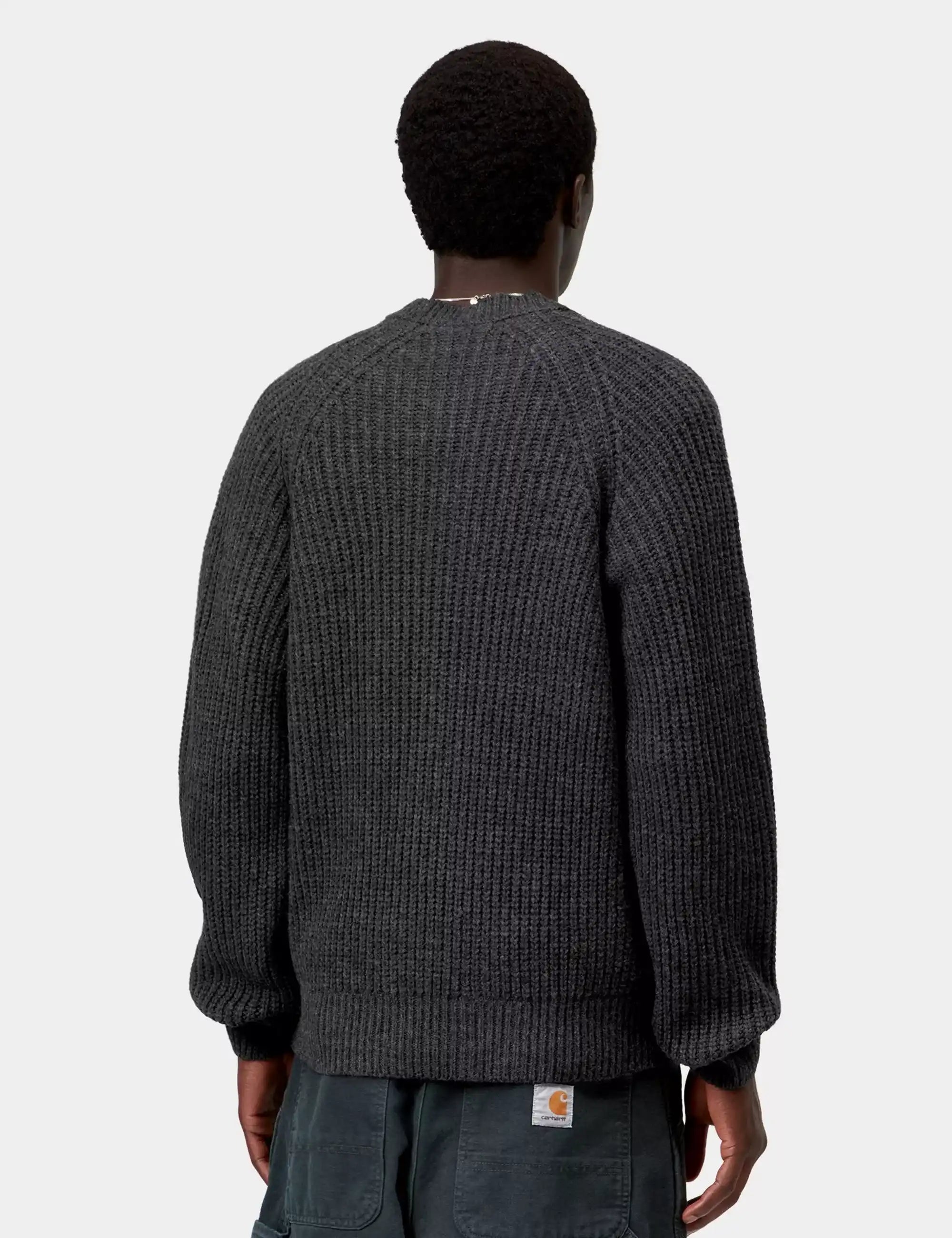 Carhartt WIP Carhartt WIP Firth Knit Crew Sweater - Soot