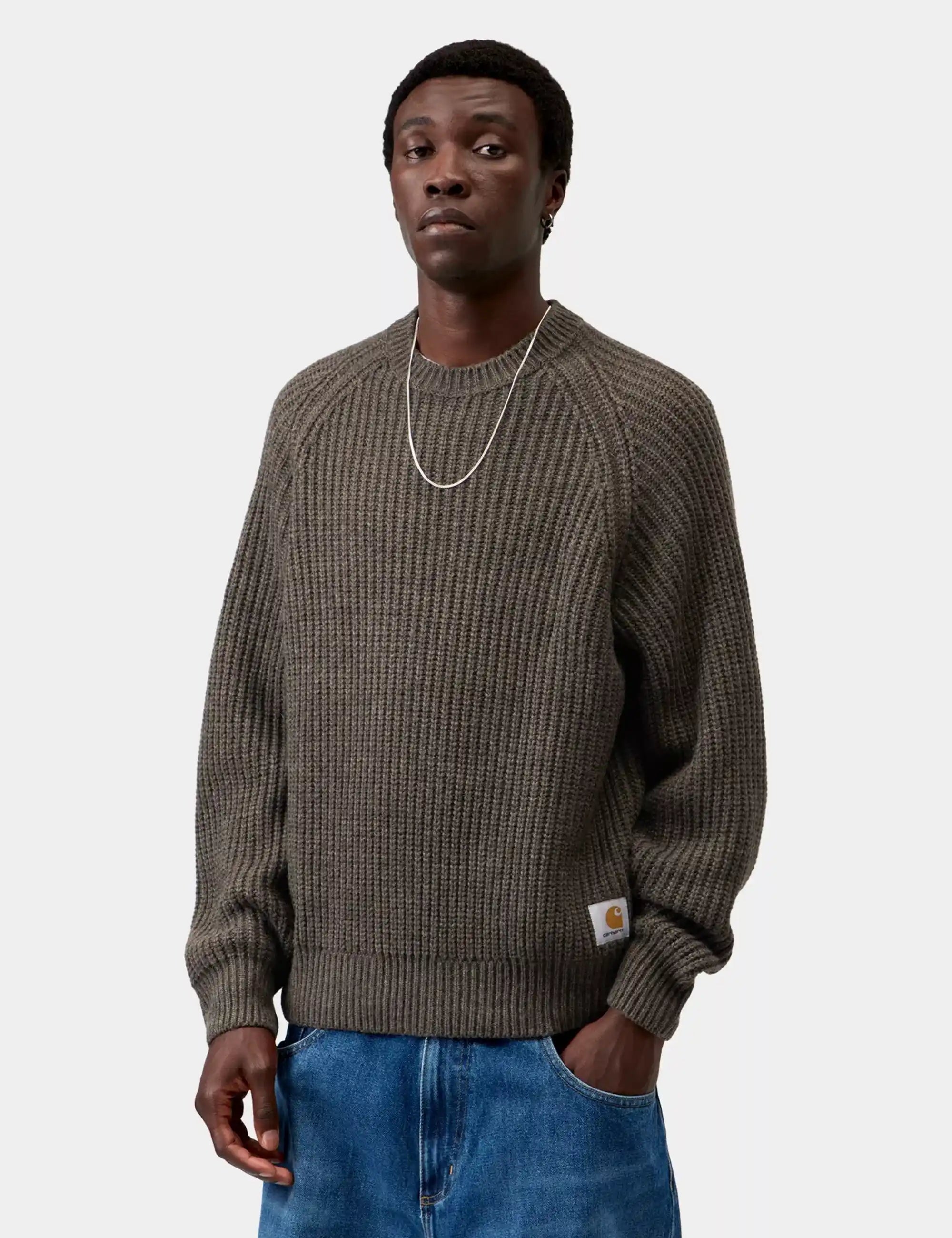 Carhartt WIP Carhartt WIP Firth Knit Crew Sweater - Shungite