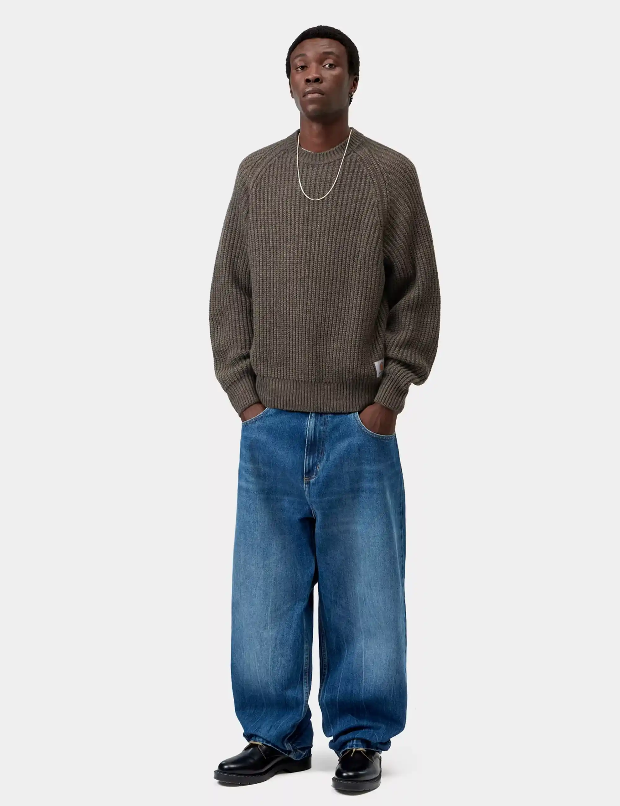 Carhartt WIP Carhartt WIP Firth Knit Crew Sweater - Shungite