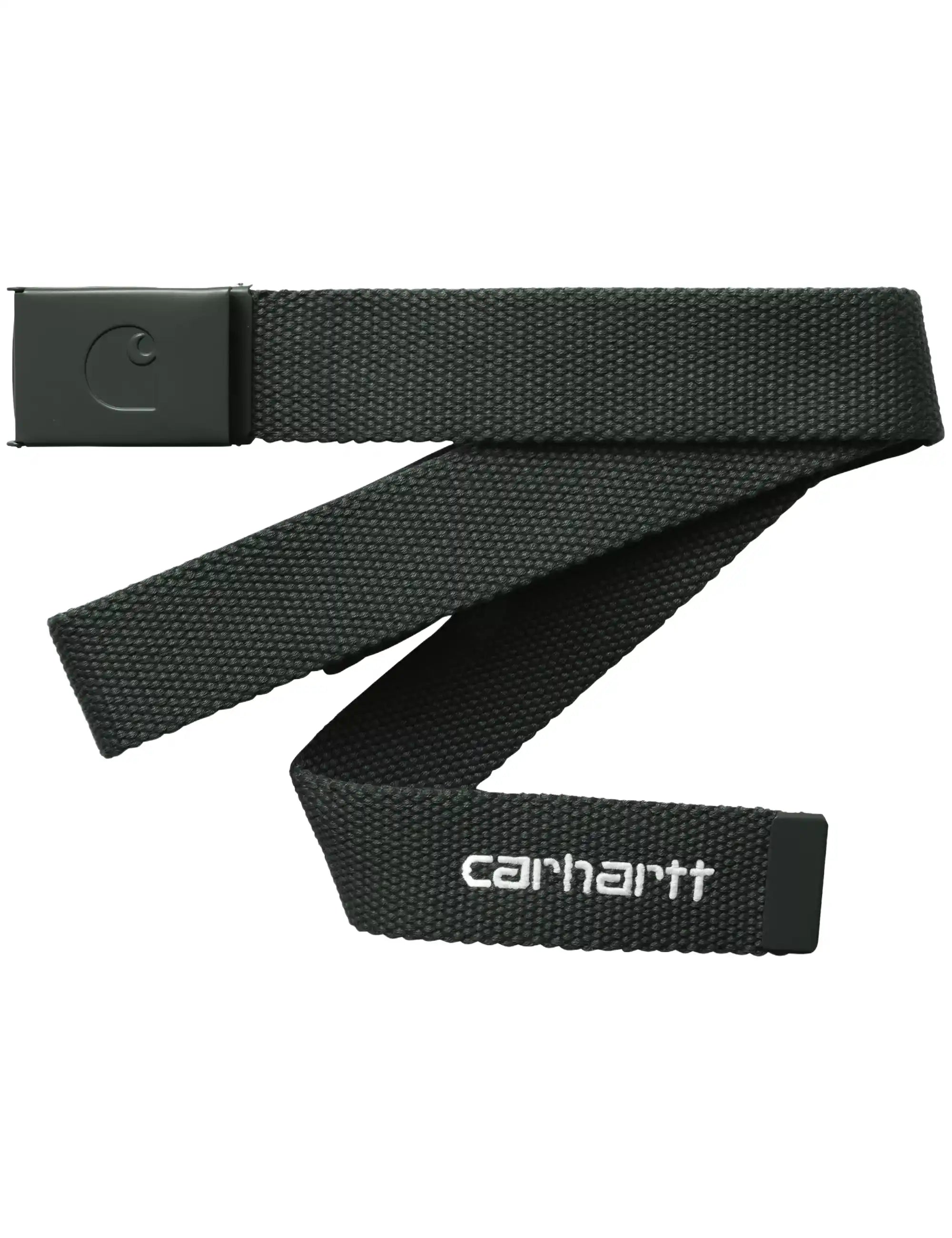 Carhartt WIP C-Logo Belt Tonal - Raven/White