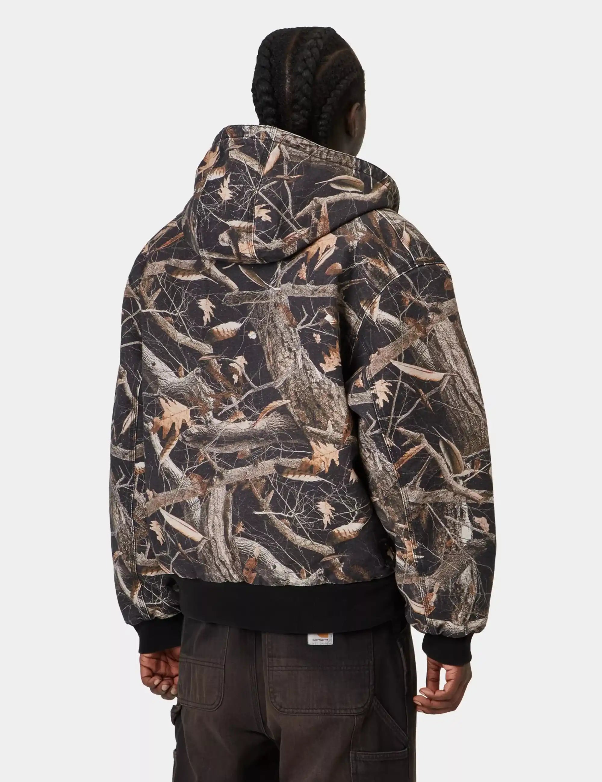 Carhartt WIP Carhartt WIP OG Active Jacket - Camo Feather Tree, Black