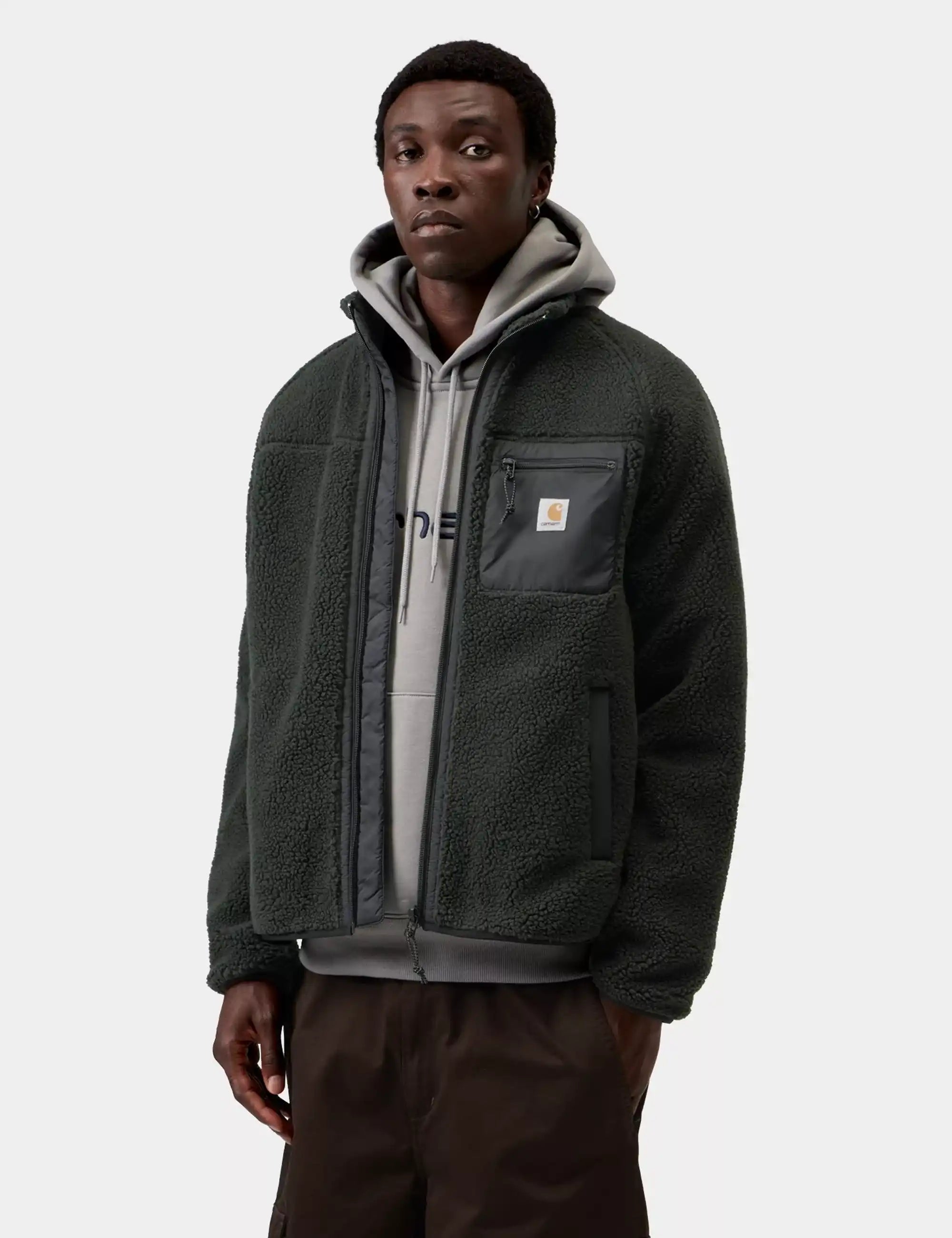 Carhartt WIP Prentis Liner Fleece Jacket - Raven/Black