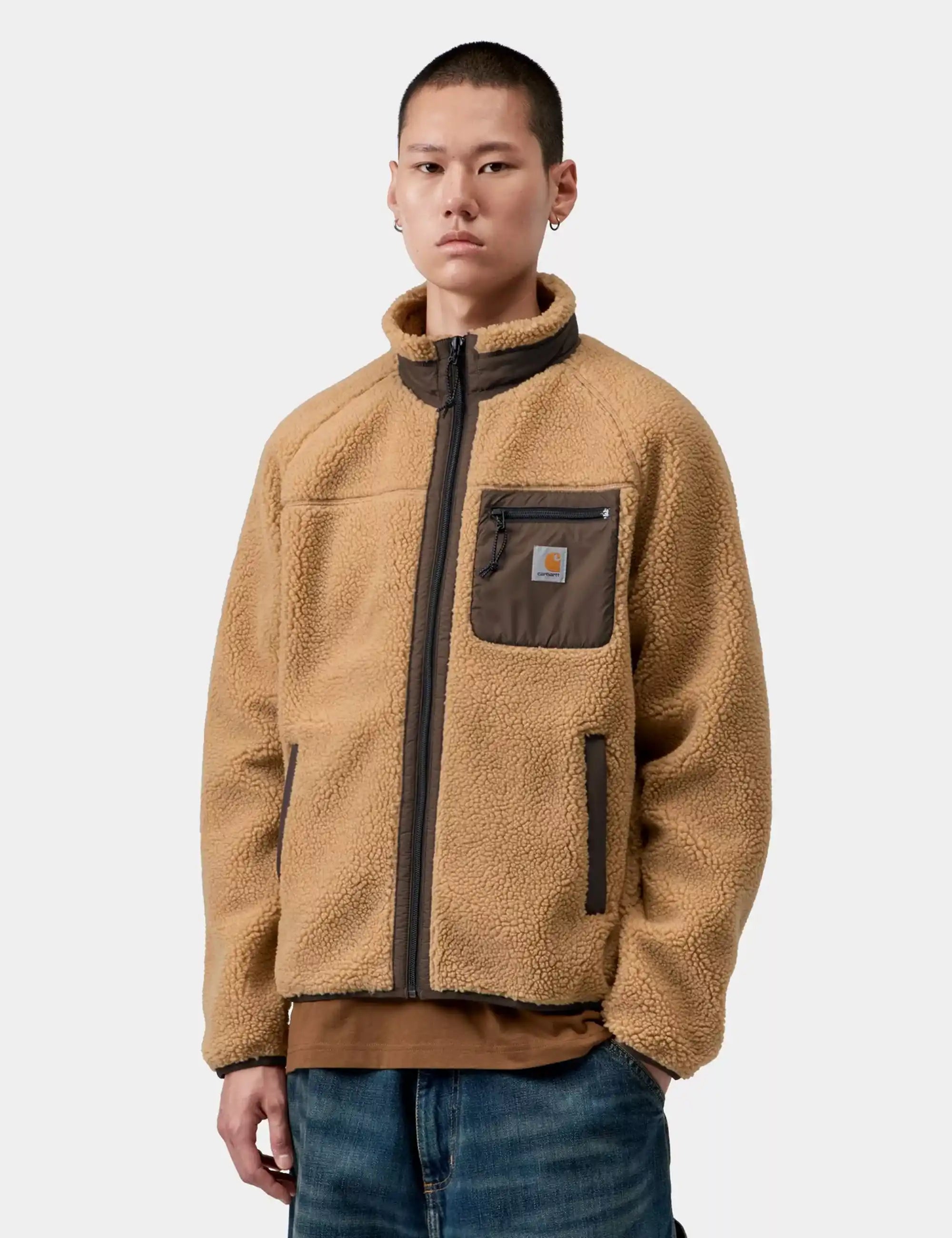 Carhartt WIP Carhartt WIP Prentis Liner Fleece Jacket - WIP Dusty H/Tobacco